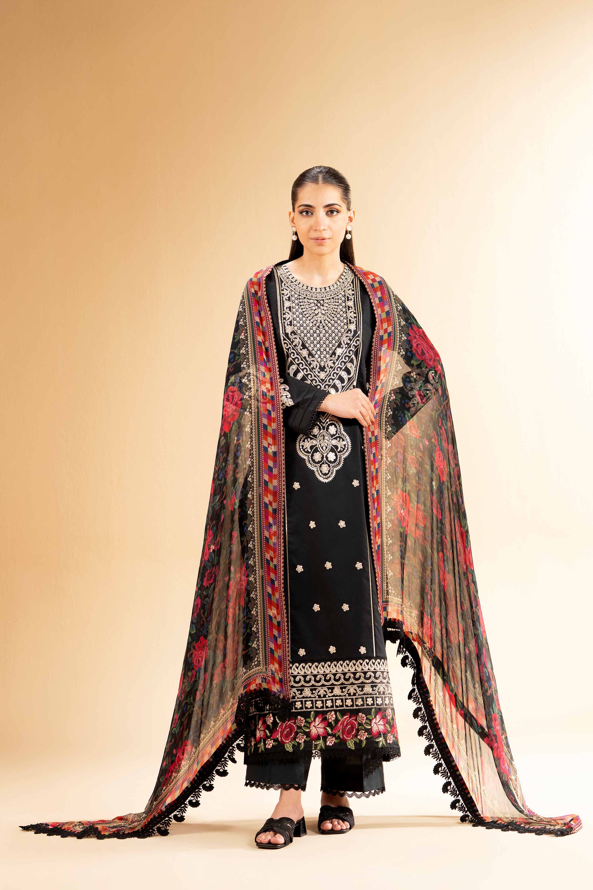 3 Piece - Embroidered Suit - 42501379