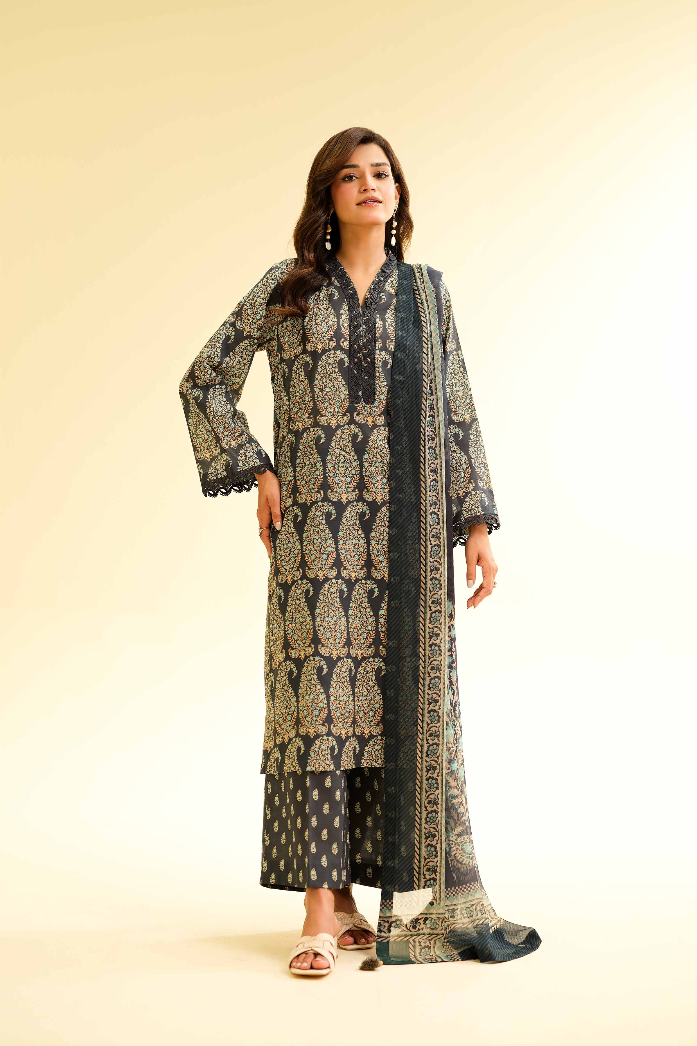 3 Piece - Printed Suit - 42501495