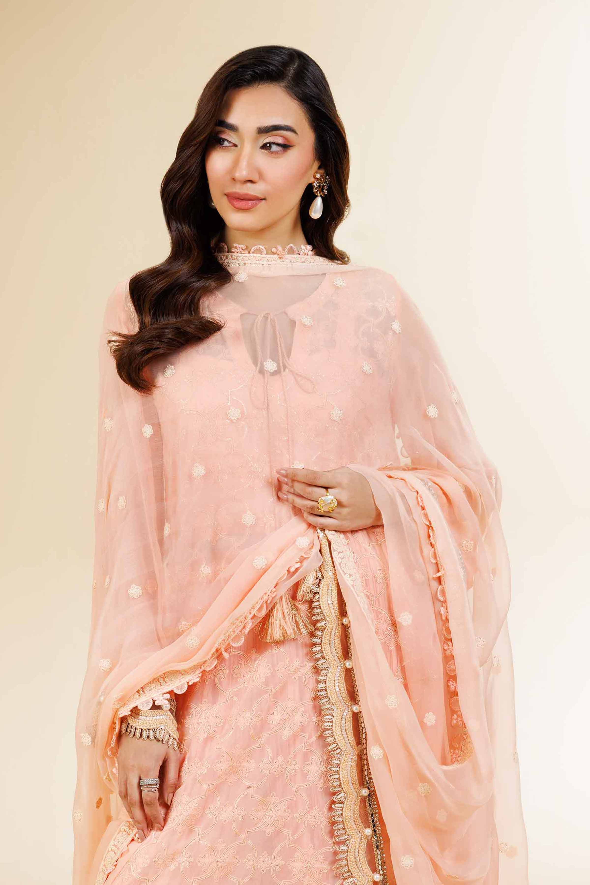 3 Piece - Dyed Embroidered Suit - 42501510