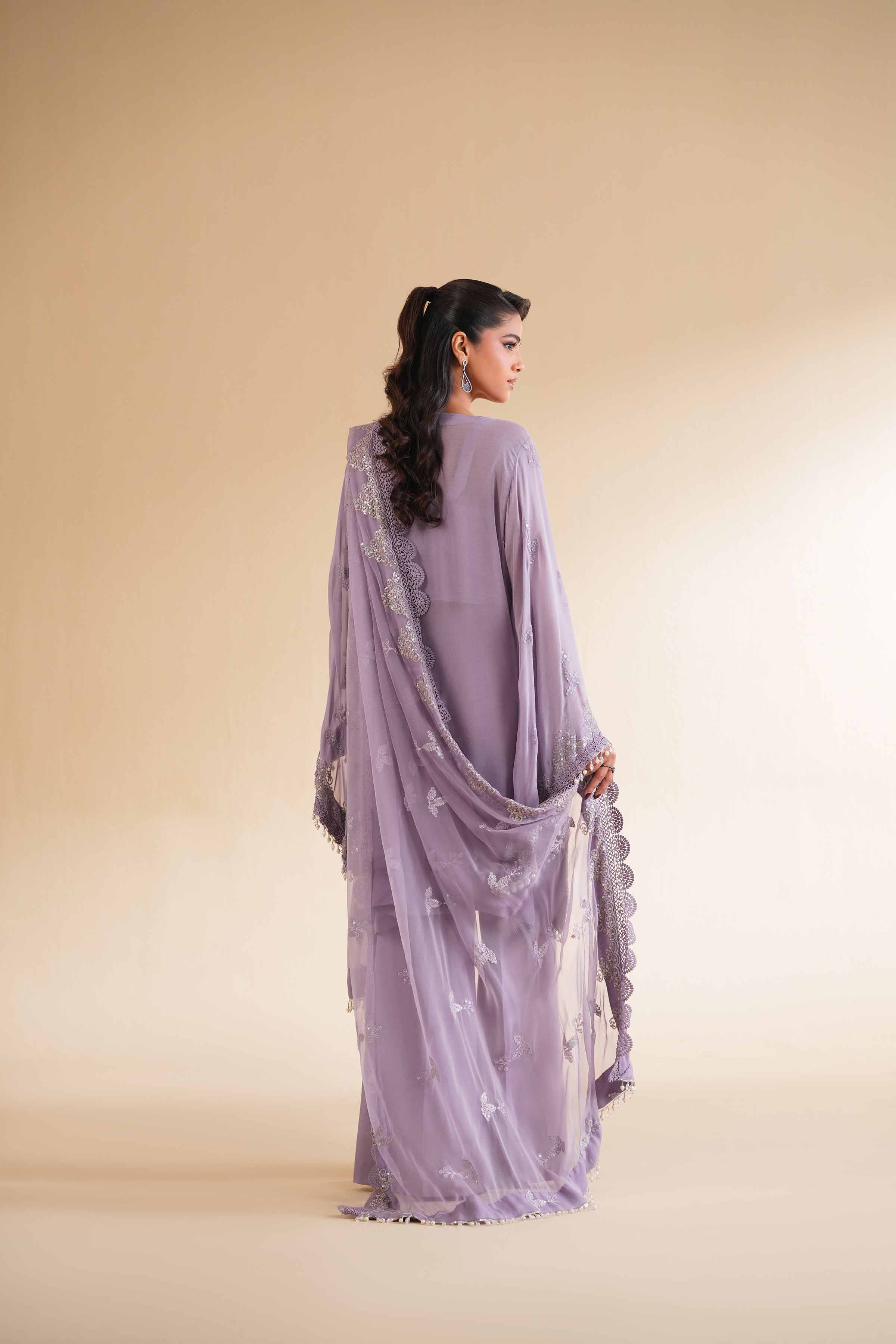 3 PIece - Dyed Embroidered Suit - 42501512