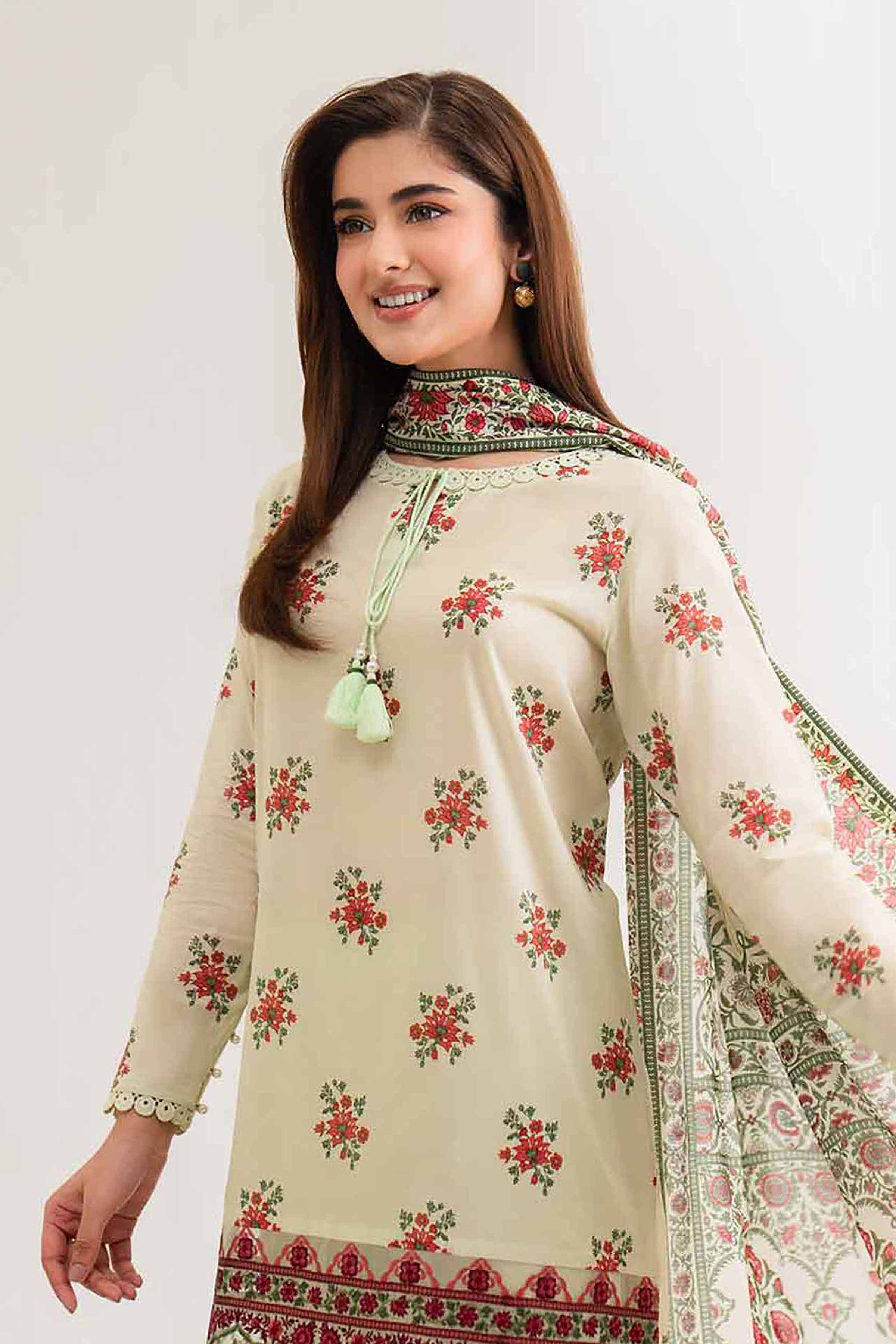 2 Piece - Digital Printed Embroidered Suit - 42501762 for Women - Unstitched Collection | Nishat | Shop Online