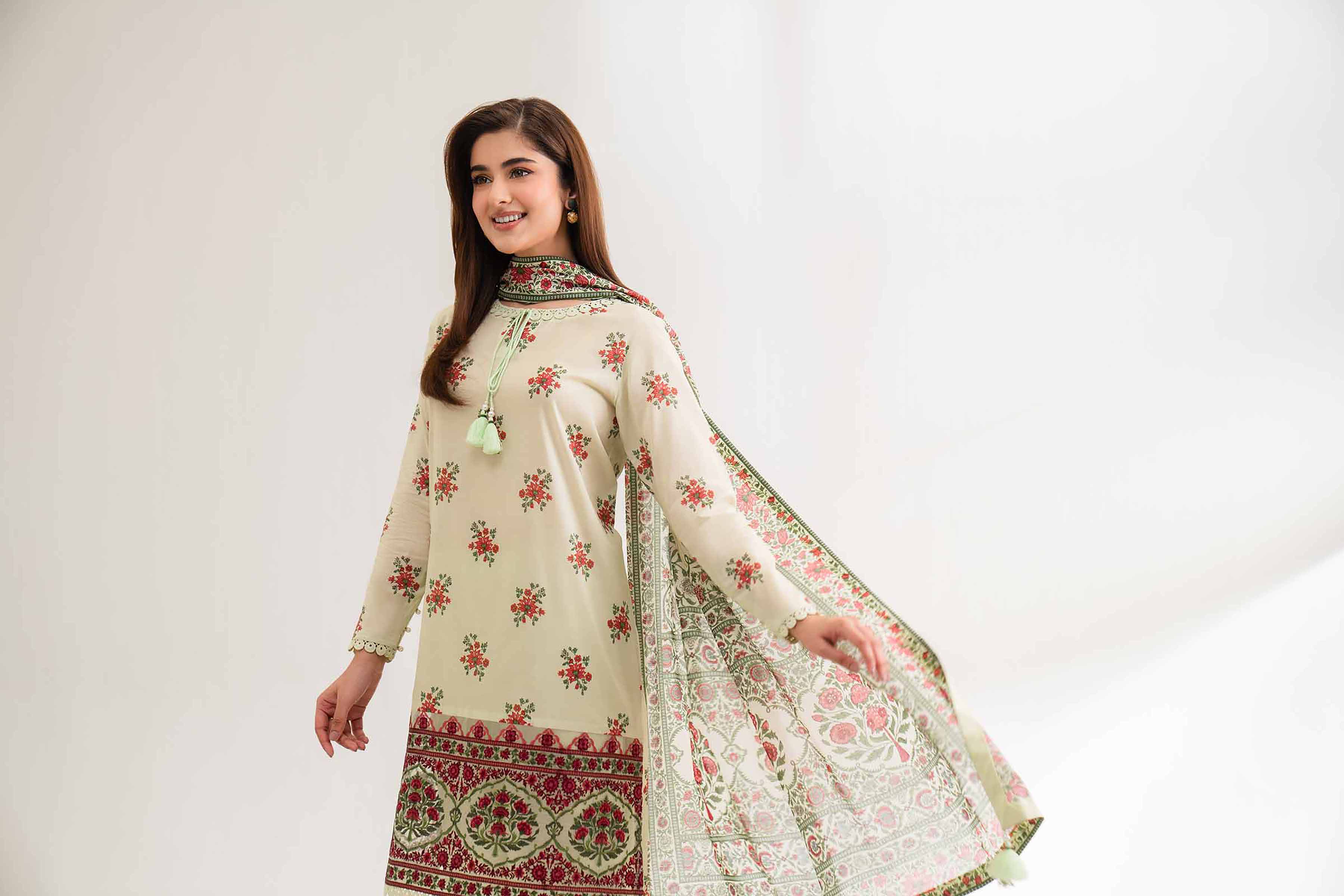 2 Piece - Digital Printed Embroidered Suit - 42501762 for Women - Unstitched Collection | Nishat | Shop Online