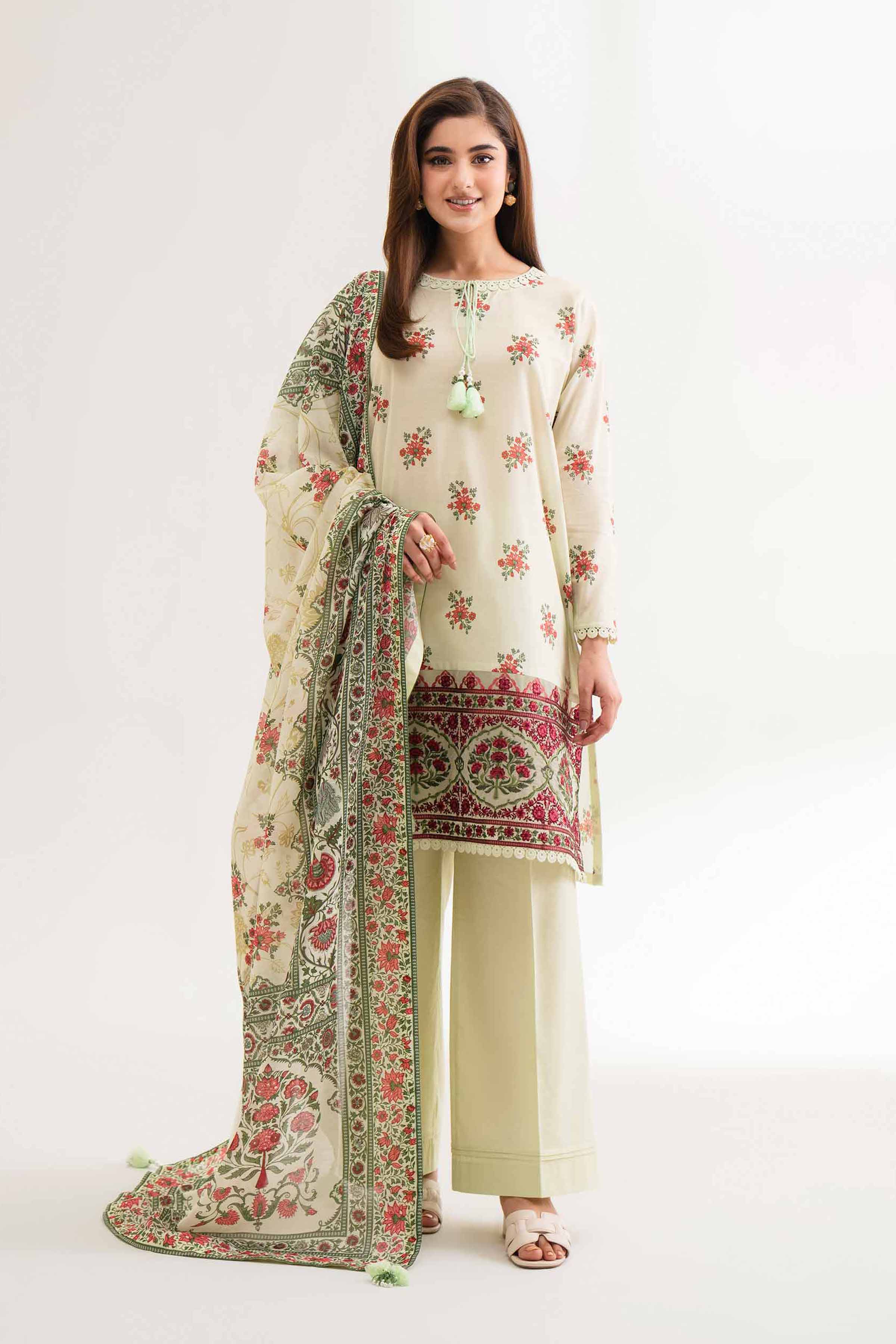 2 Piece - Digital Printed Embroidered Suit - 42501762 for Women - Unstitched Collection | Nishat | Shop Online