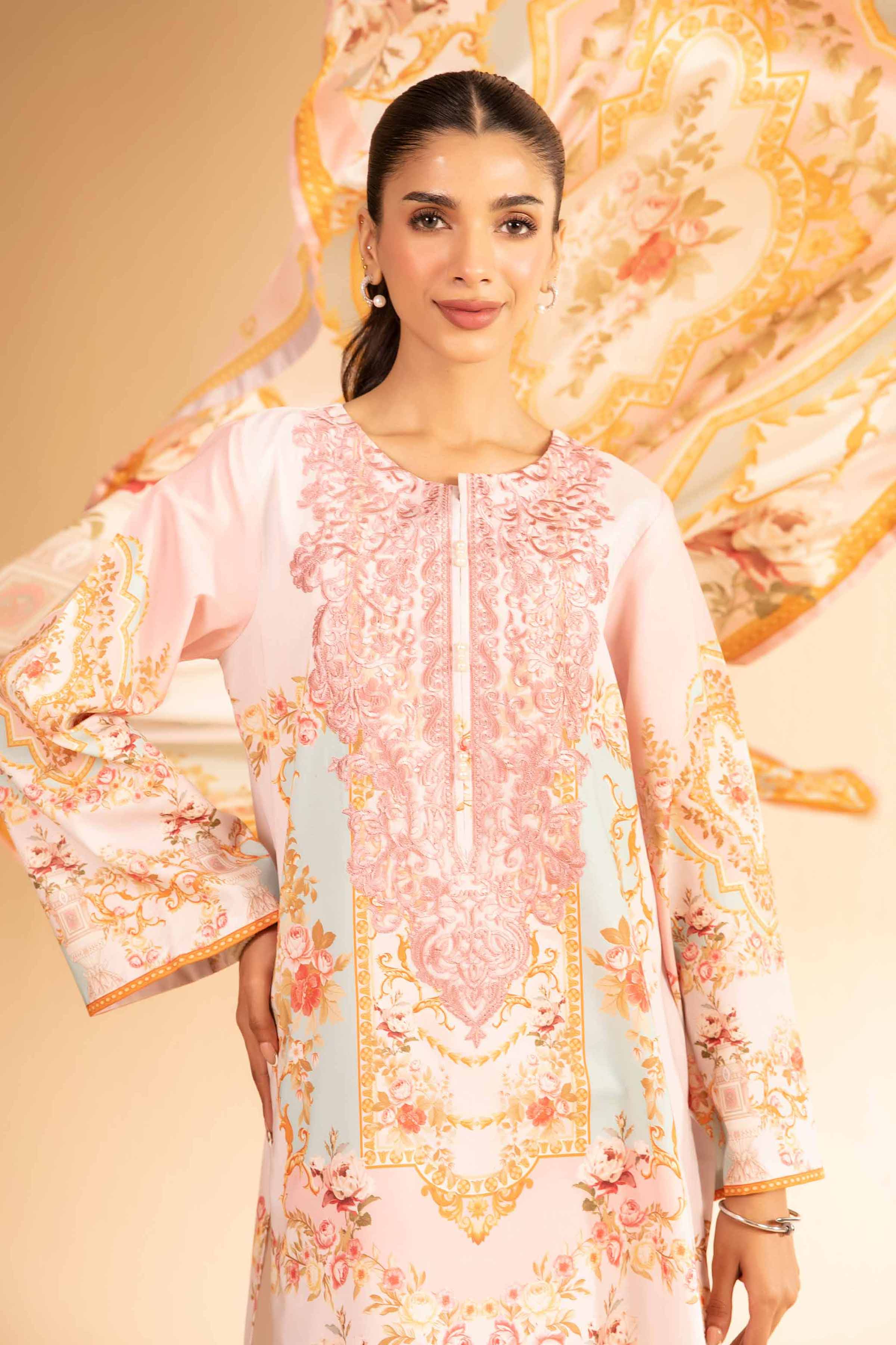 3 Piece - Digital Printed Embroidered Suit - 42501846 for Women - Unstitched Collection | Nishat | Shop Online