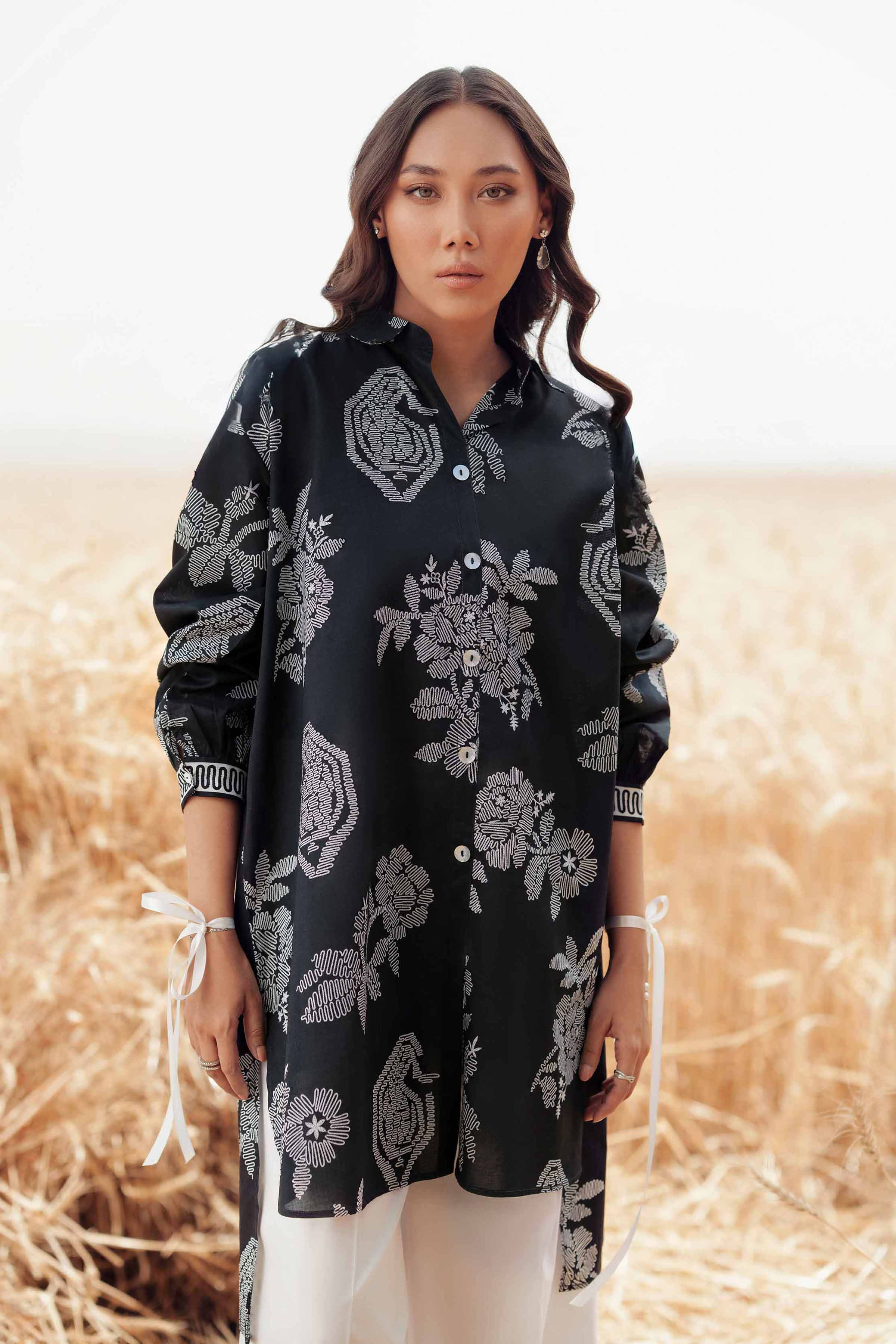 2 Piece - Printed Suit - 42502002 for Women - Unstitched Collection | Nishat | Shop Online