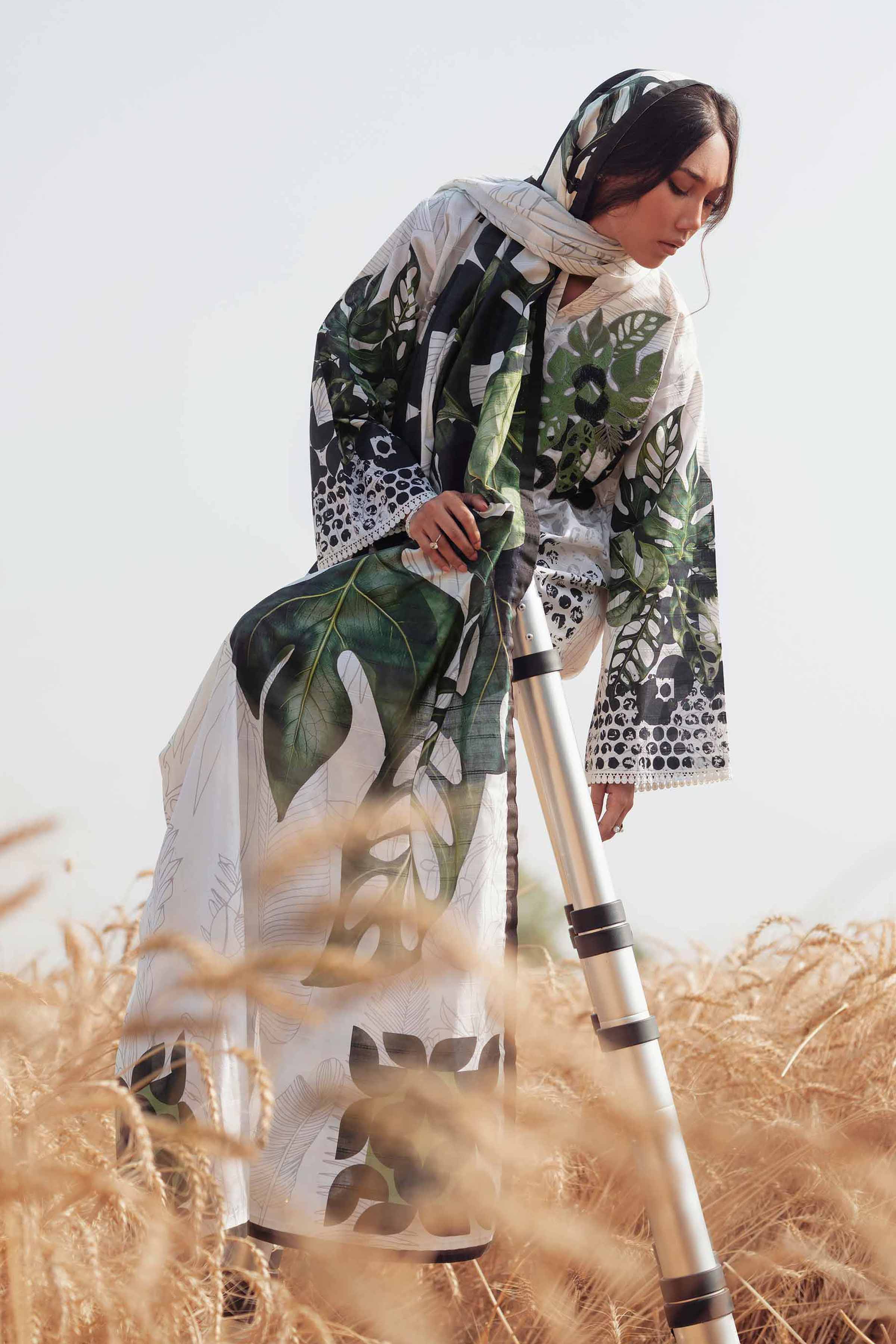 3 Piece - Digital Printed Embroidered Suit - 42502051 for Women - Unstitched Collection | Nishat | Shop Online