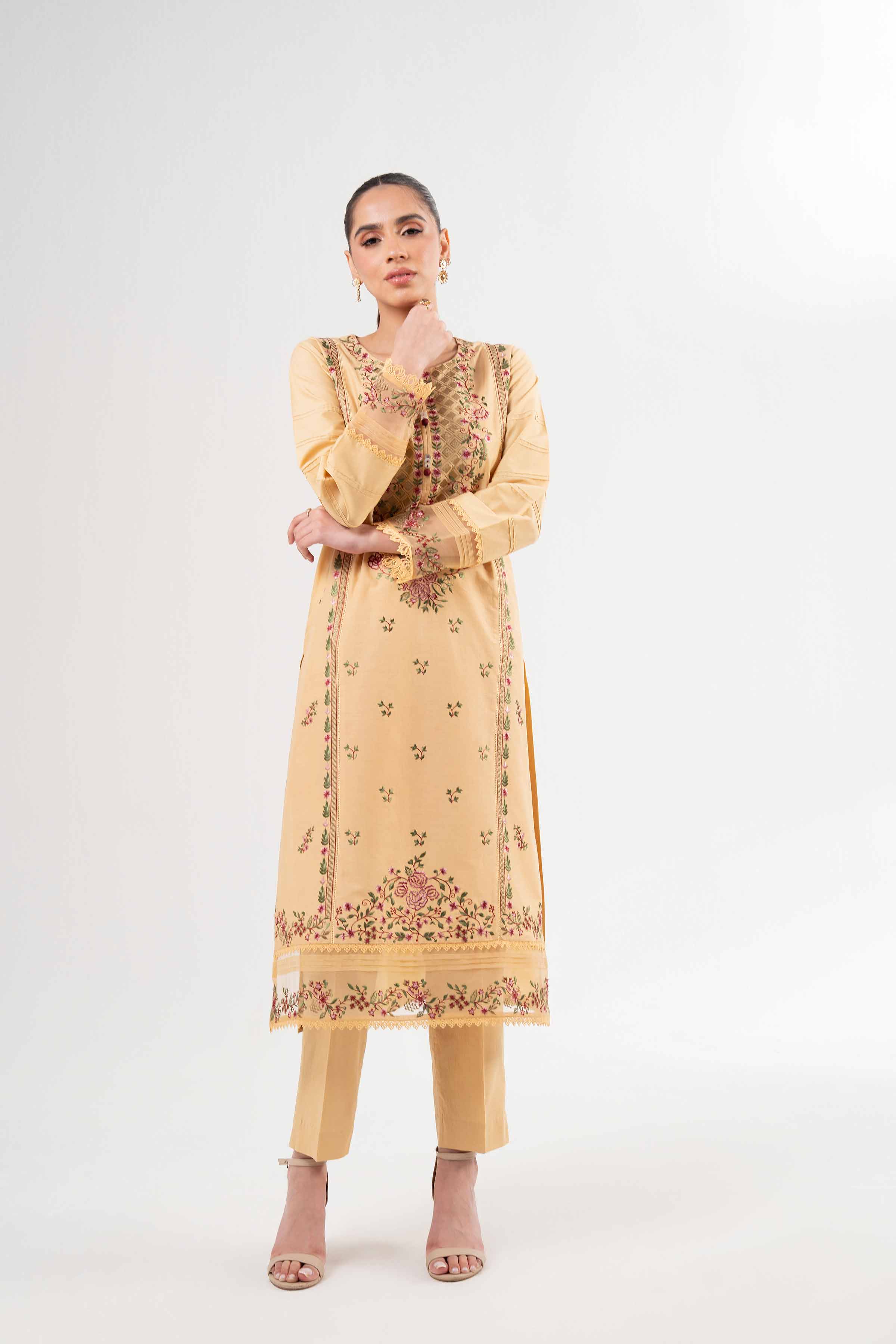 2 Piece - Dyed Embroidered Suit - 42502066 for Women - Unstitched Collection | Nishat | Shop Online
