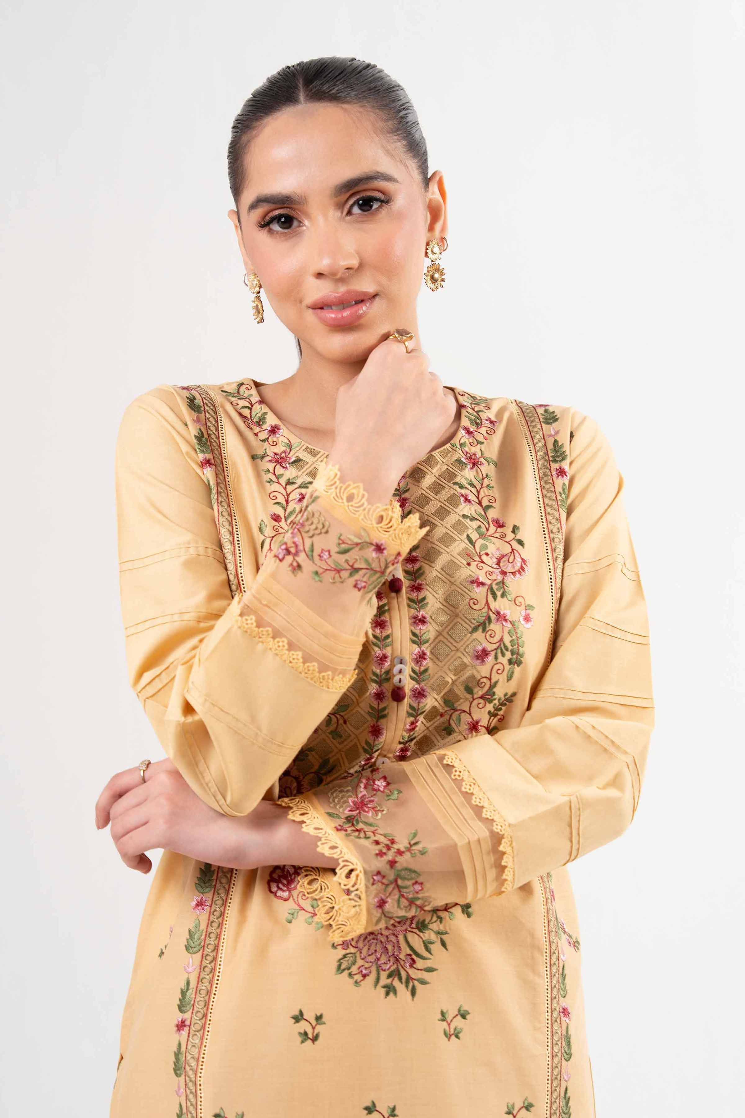 2 Piece - Dyed Embroidered Suit - 42502066 for Women - Unstitched Collection | Nishat | Shop Online