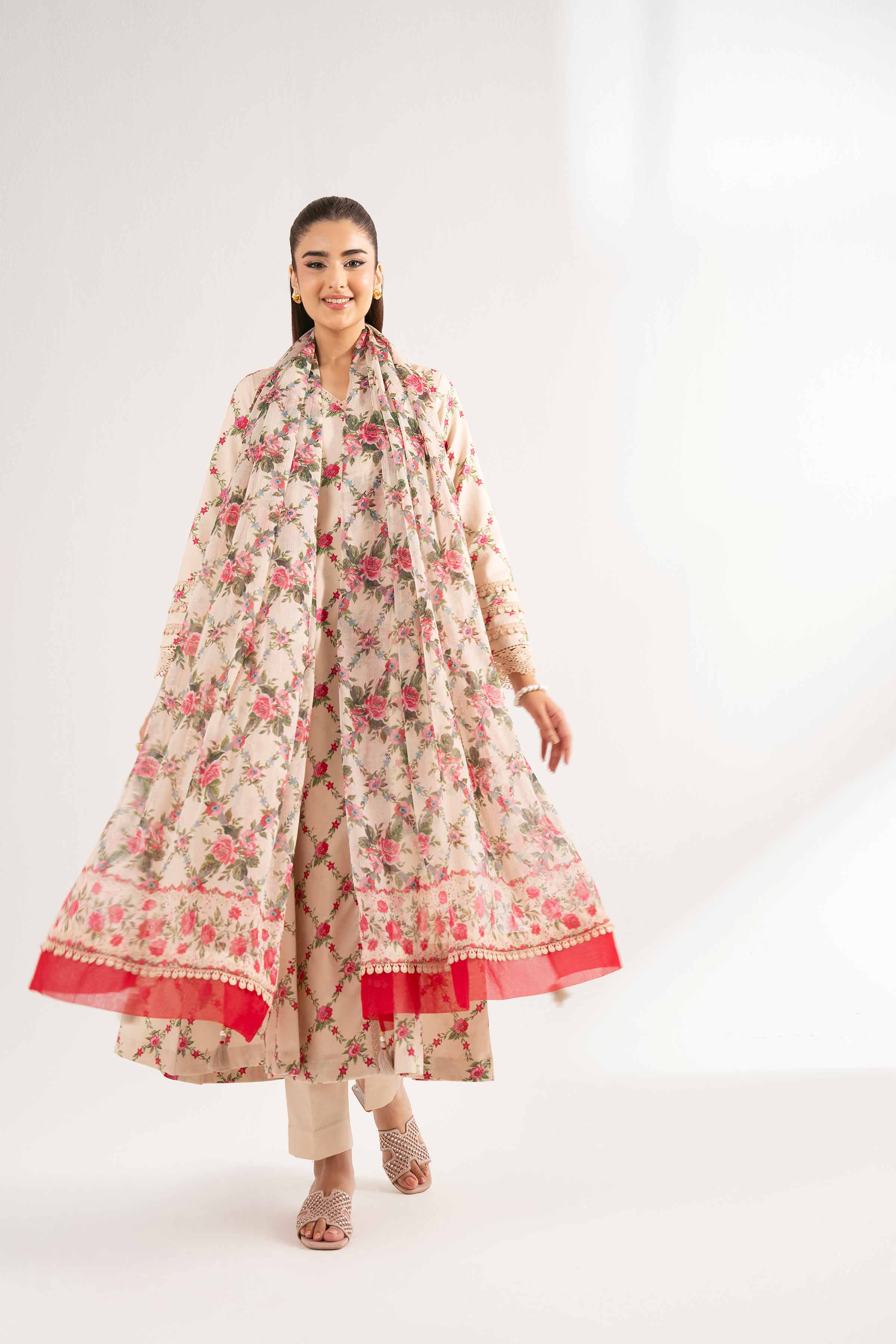 3 Piece - Digital Printed Suit - 42502238 for Women - Unstitched Collection | Nishat | Shop Online