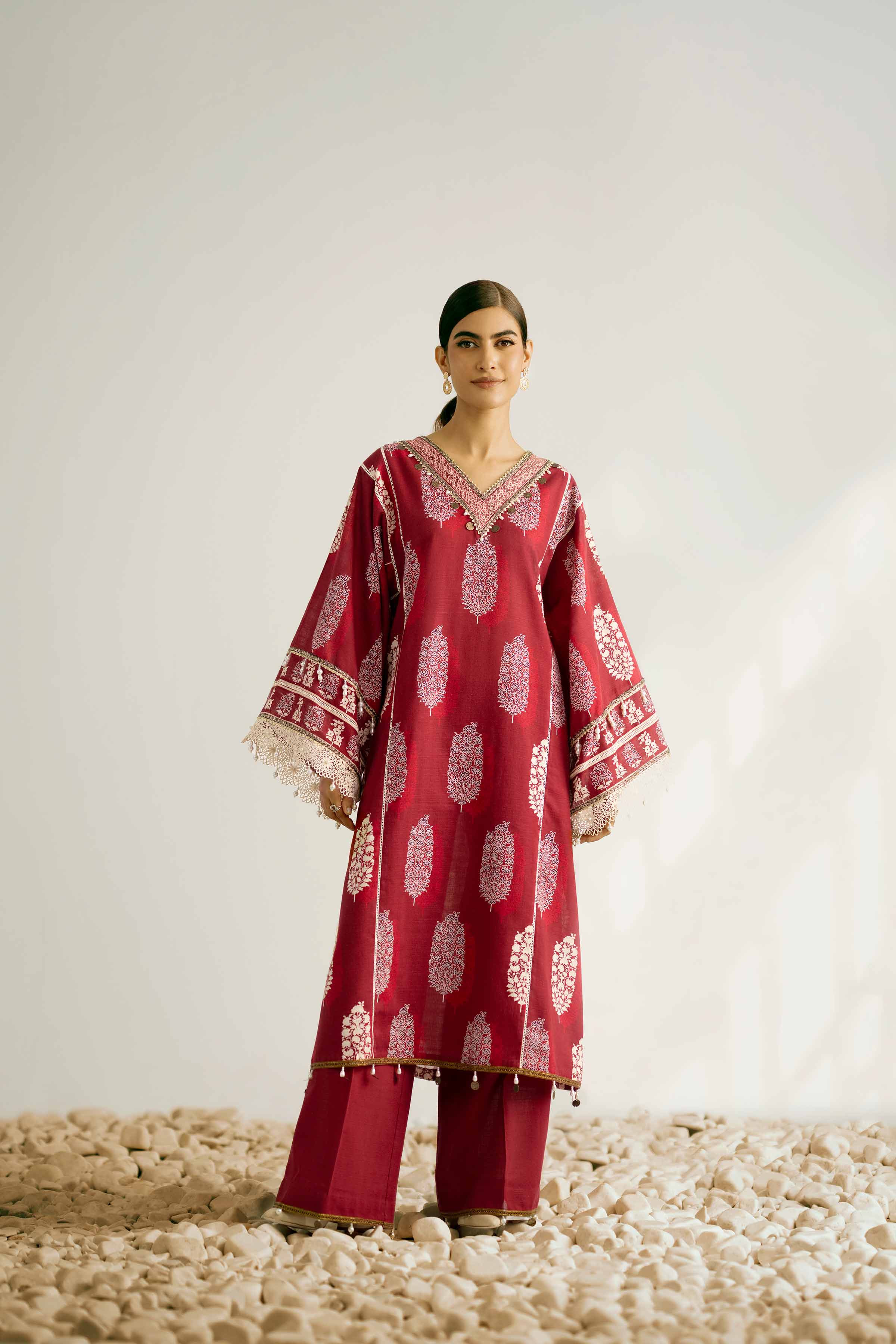 2 Piece - Printed Suit - 42502333 for Women - Unstitched Collection | Nishat | Shop Online