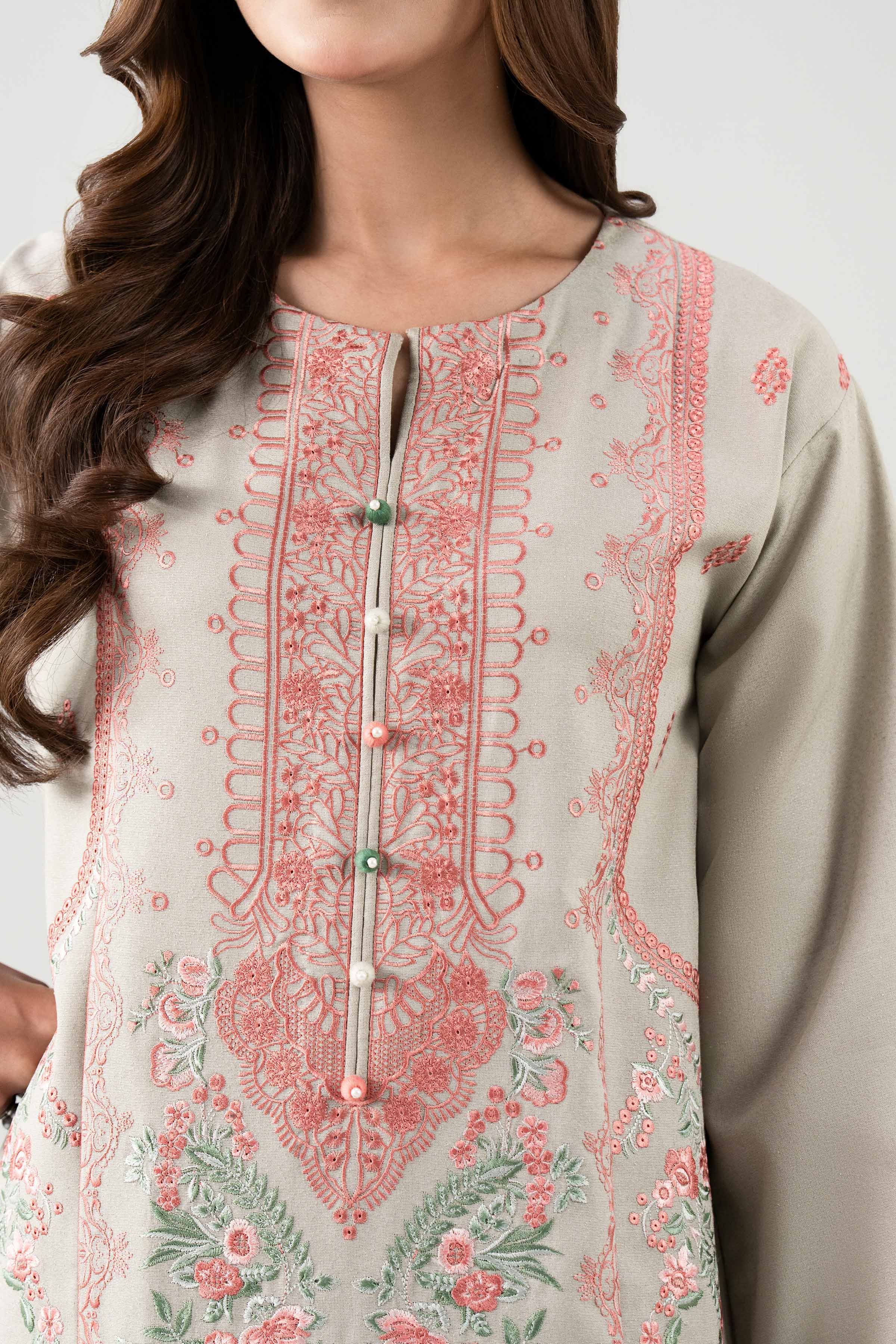 2 Piece - Embroidered Suit - 42502335 for Women - Unstitched Collection | Nishat | Shop Online
