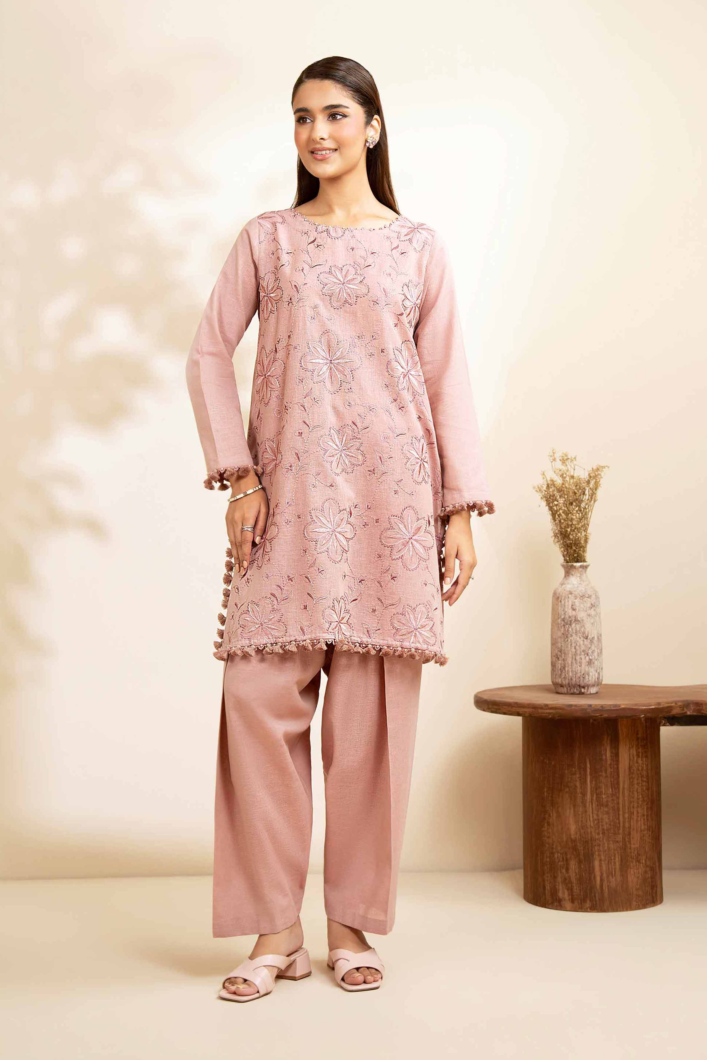 2 Piece - Embroidered Suit - 42502481 for Women - Unstitched Collection | Nishat | Shop Online