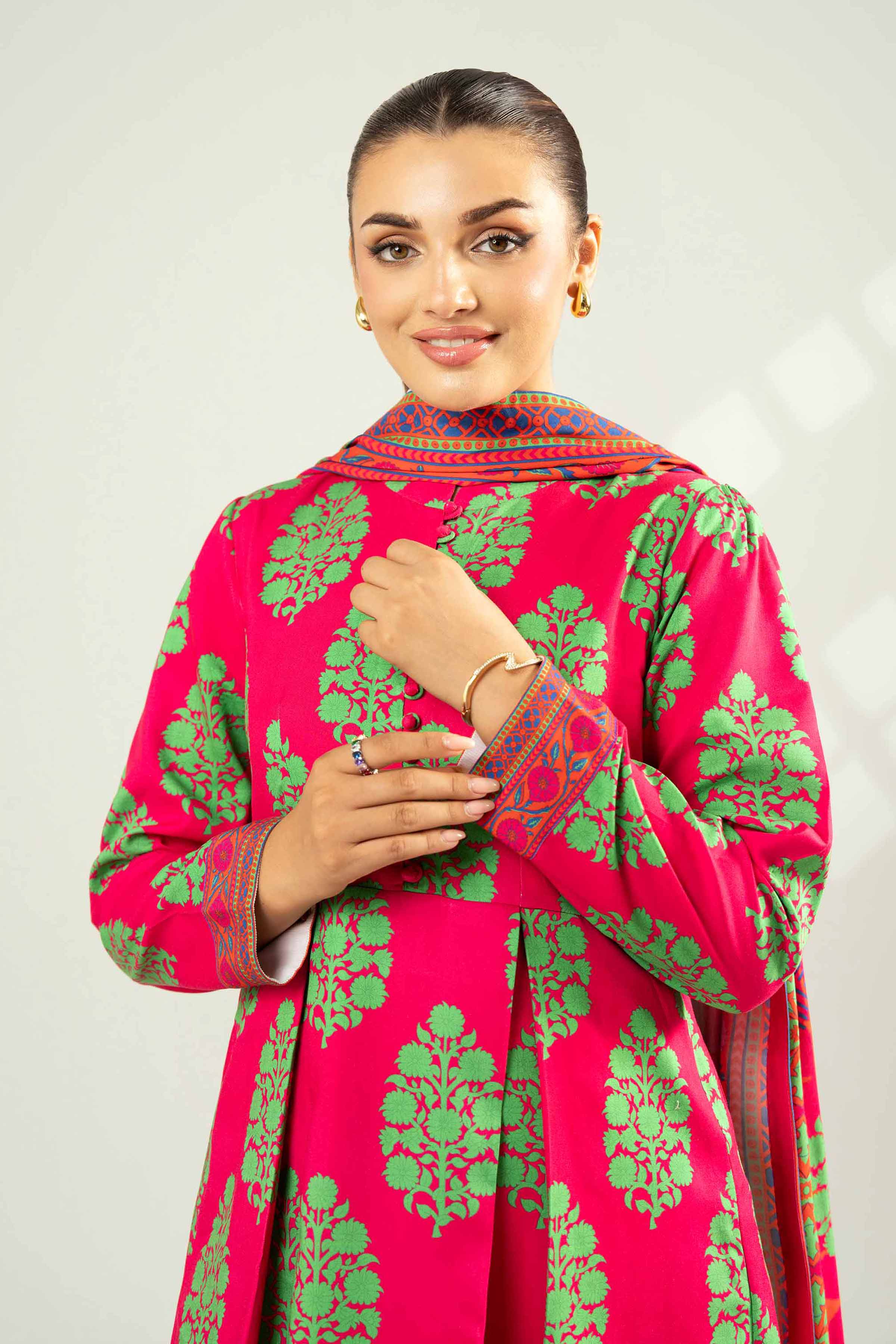 3 Piece - Printed Suit - 42502630 for Women - Unstitched Collection | Nishat | Shop Online