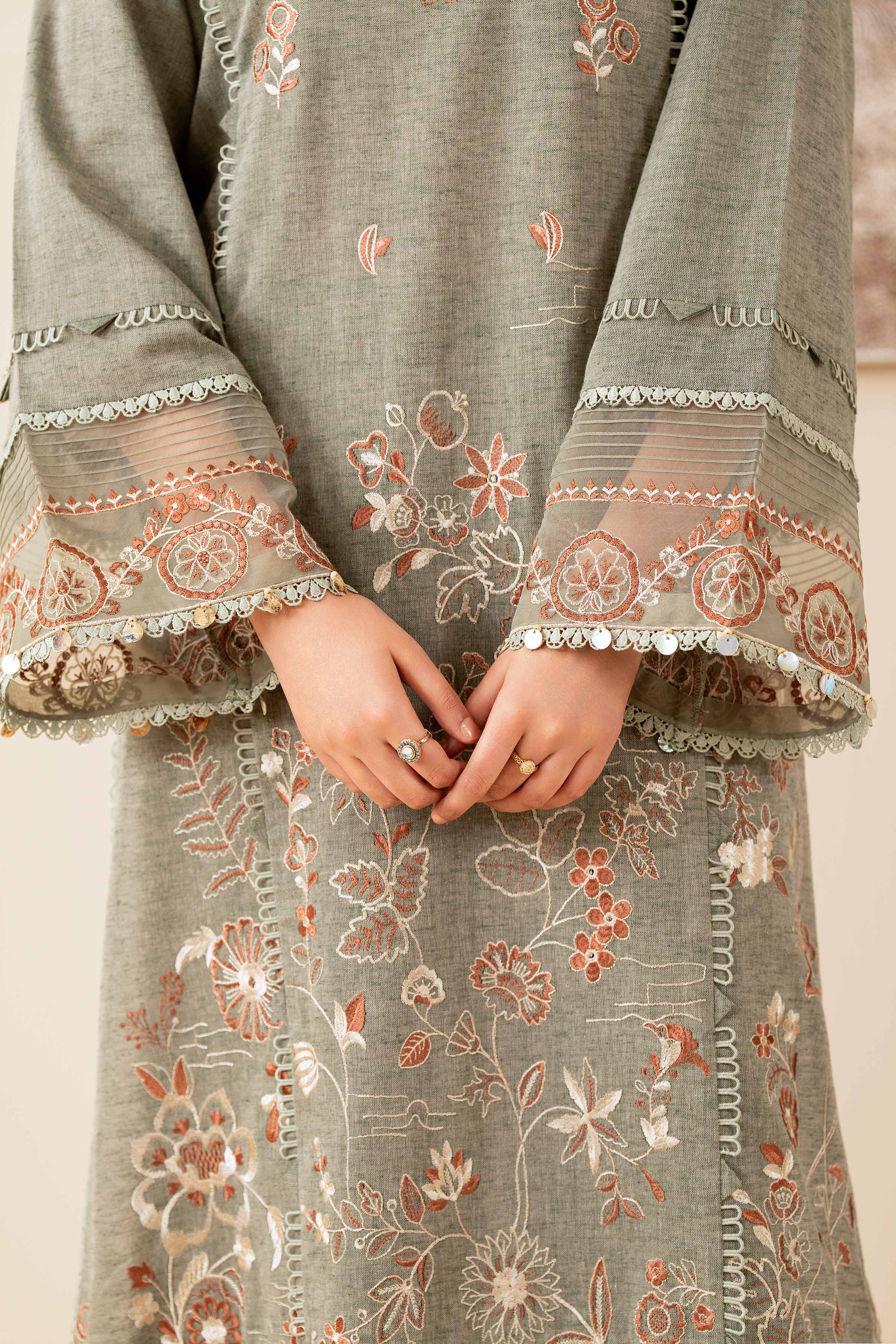 2 Piece - Embroidered Suit - 42502714 for Women - Unstitched Collection | Nishat | Shop Online