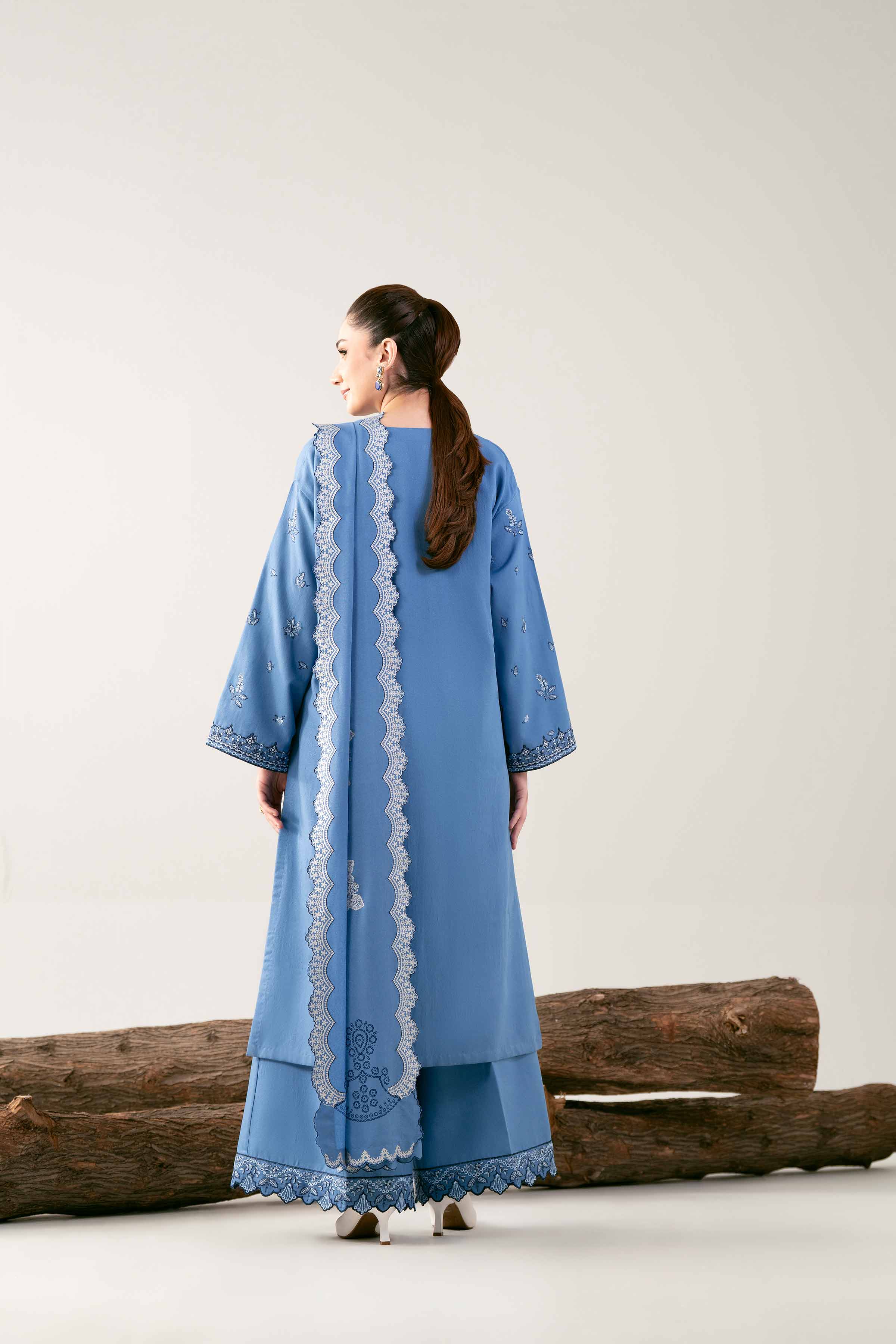 3 Piece - Embroidered Suit - 42502747 for Women - Unstitched Collection | Nishat | Shop Online