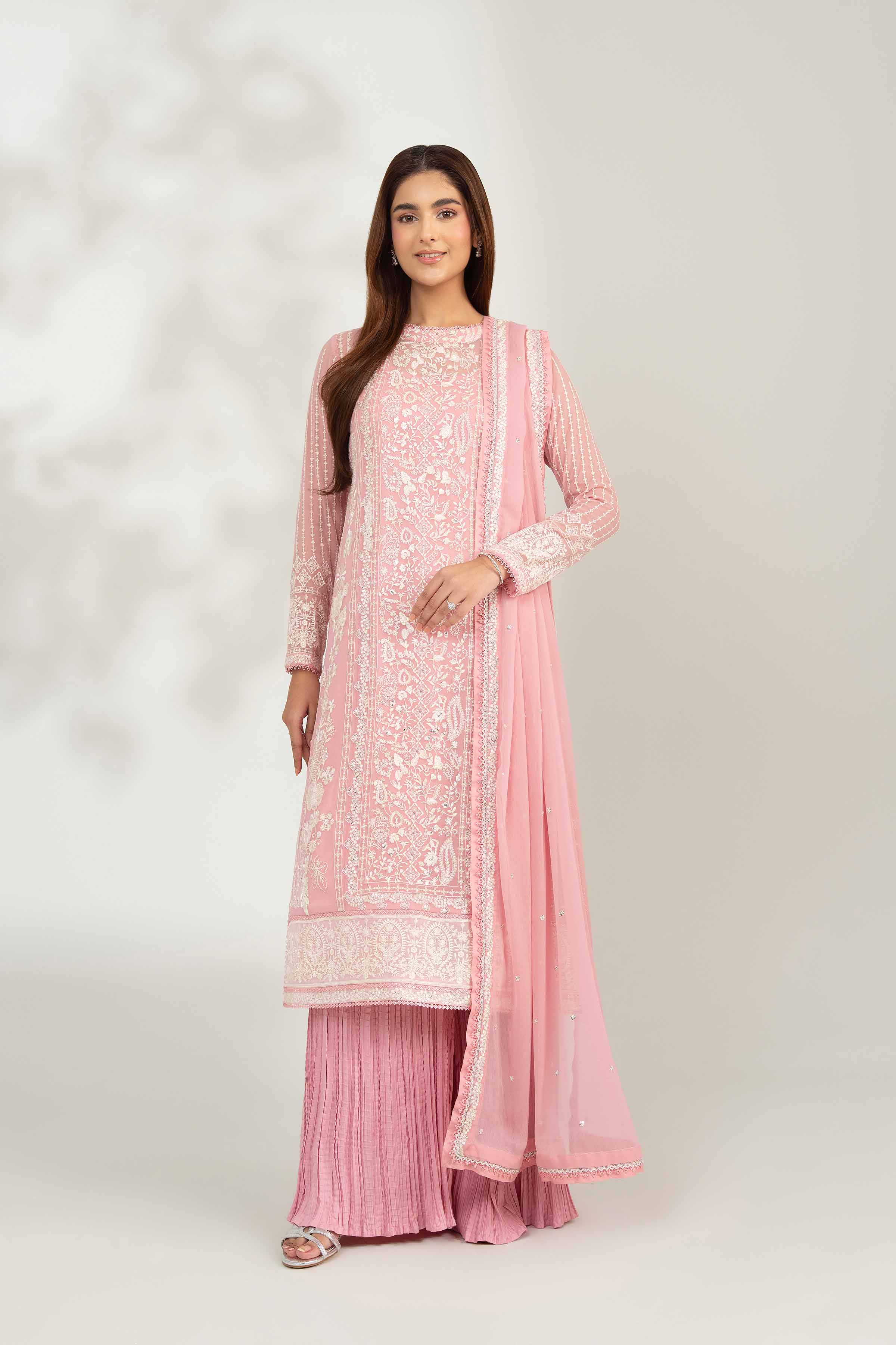 3 Piece - Embroidered Suit - 42502774 for Women - Unstitched Collection | Nishat | Shop Online