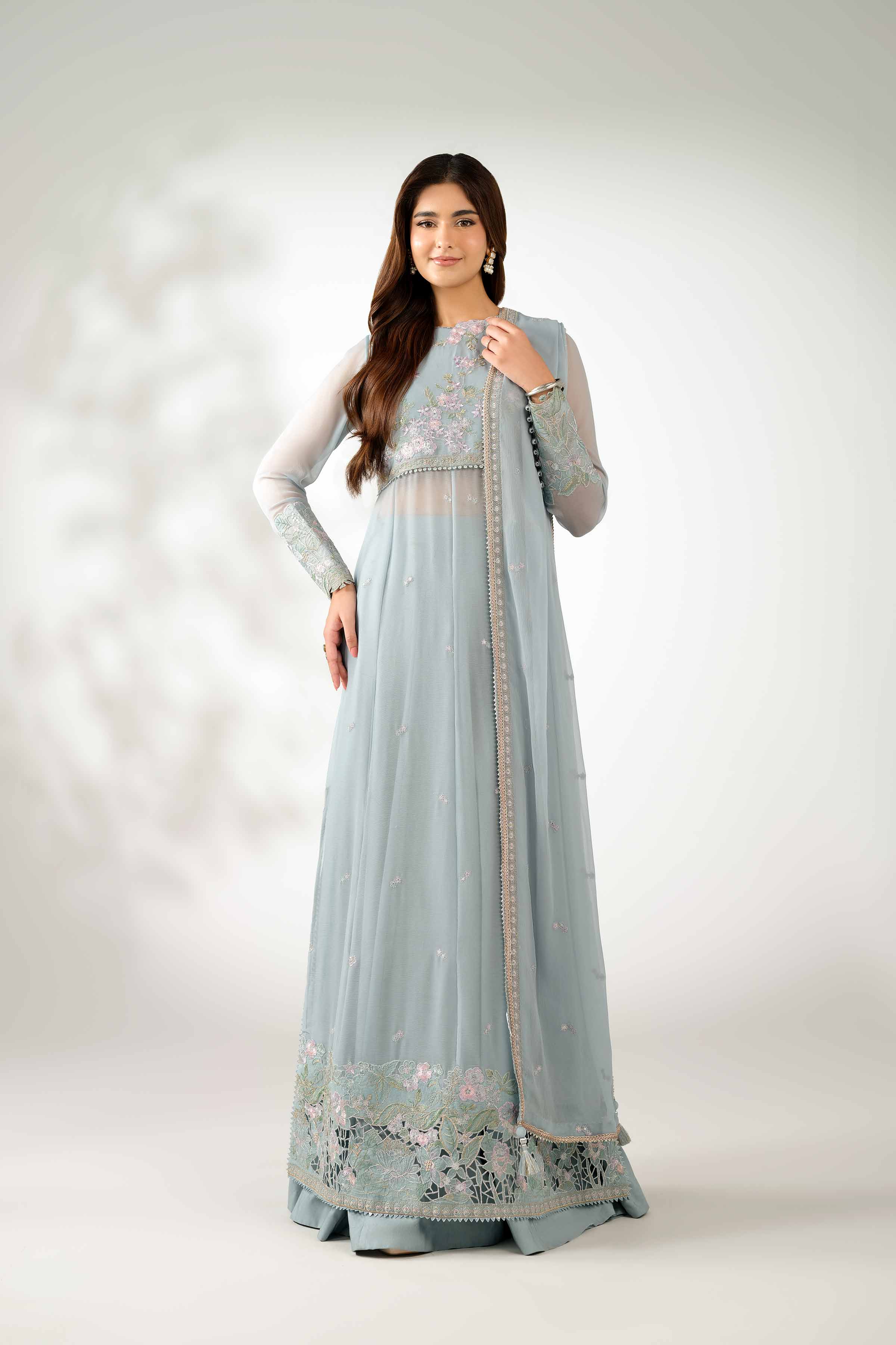 3 Piece - Embroidered Suit - 42502775 for Women - Unstitched Collection | Nishat | Shop Online