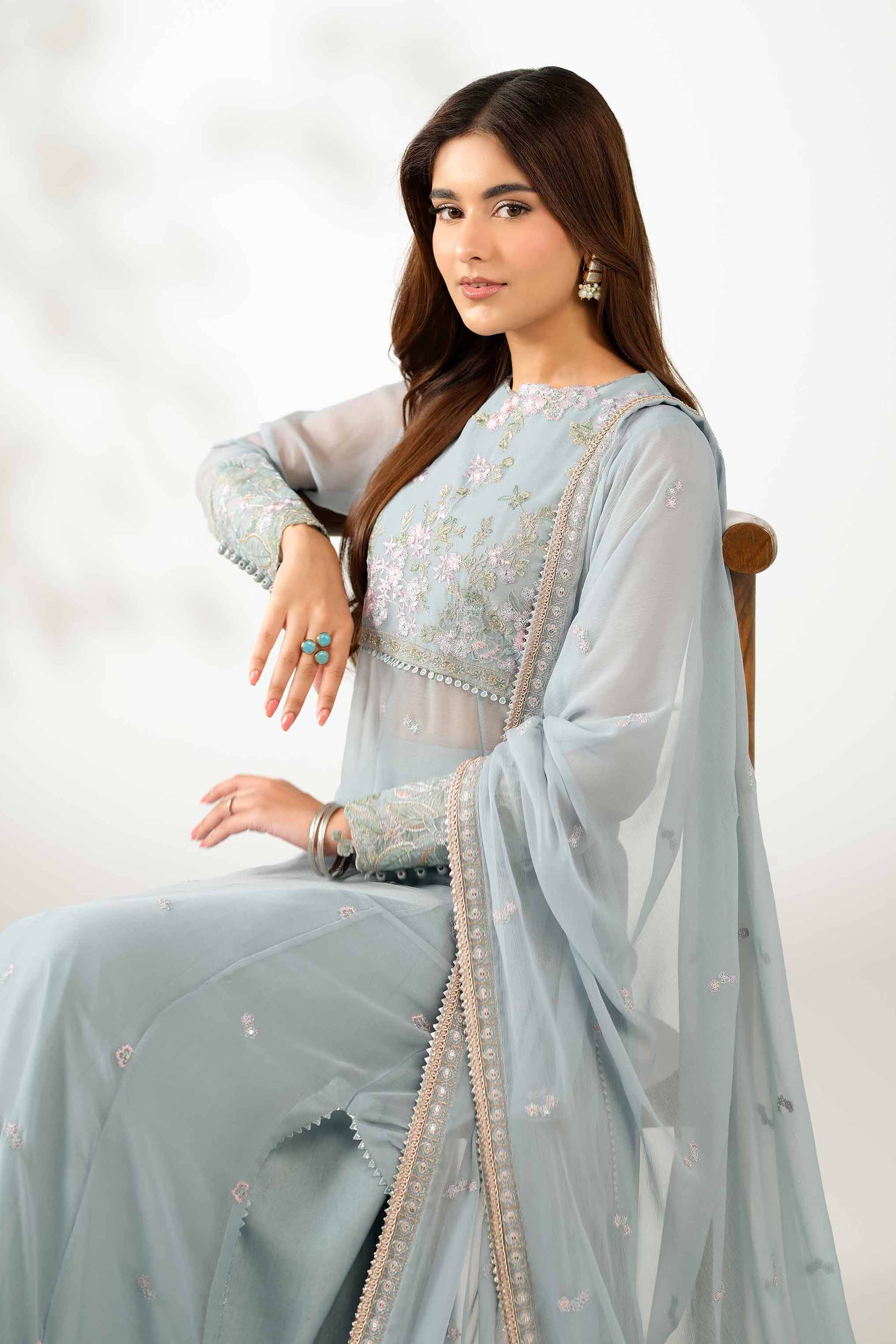 3 Piece - Embroidered Suit - 42502775 for Women - Unstitched Collection | Nishat | Shop Online