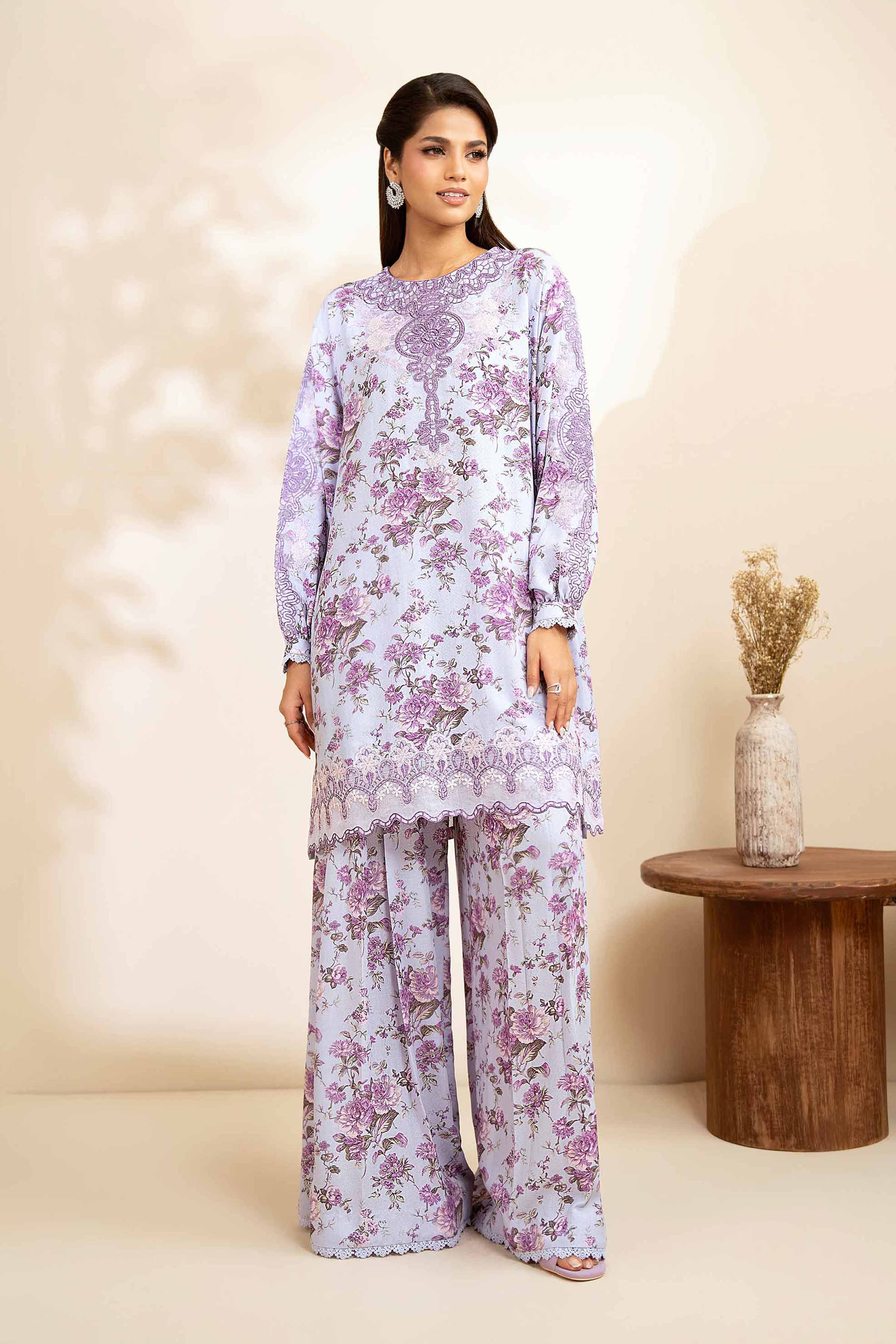 2 Piece - Printed Embroidered Suit - 42502812 for Women - Unstitched Collection | Nishat | Shop Online