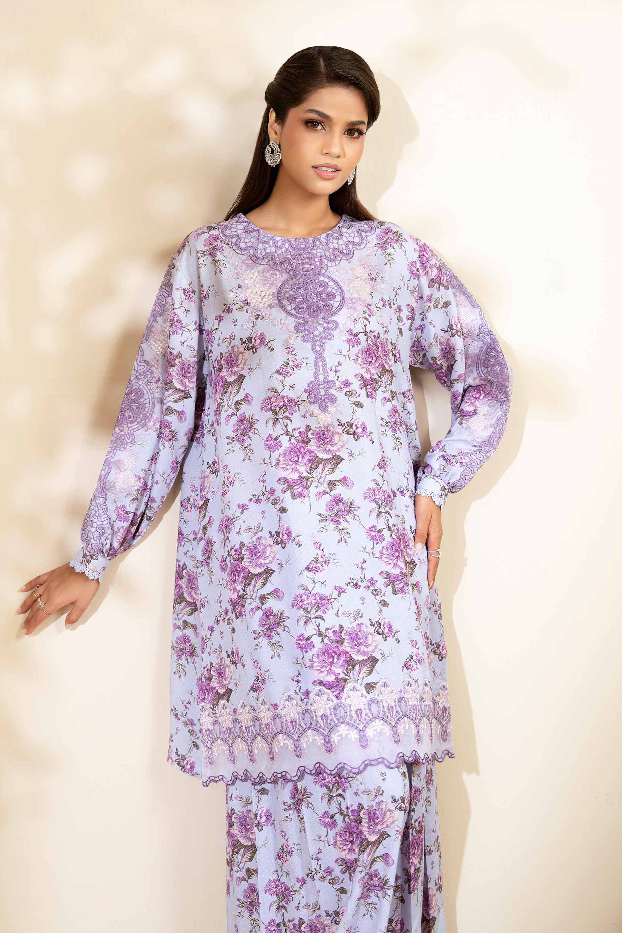 2 Piece - Printed Embroidered Suit - 42502812 for Women - Unstitched Collection | Nishat | Shop Online