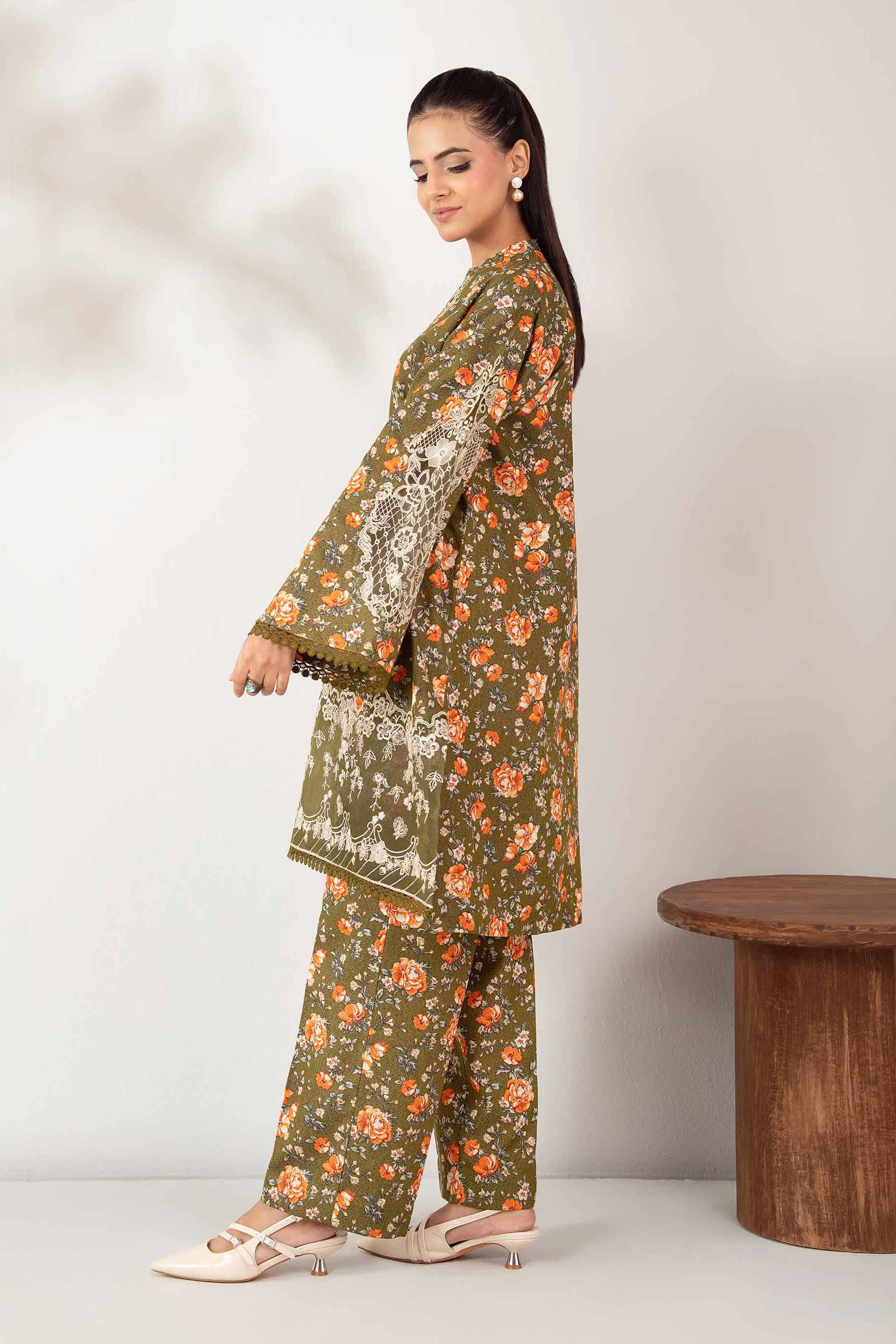 2 Piece - Printed Embroidered Suit - 42502814 for Women - Unstitched Collection | Nishat | Shop Online