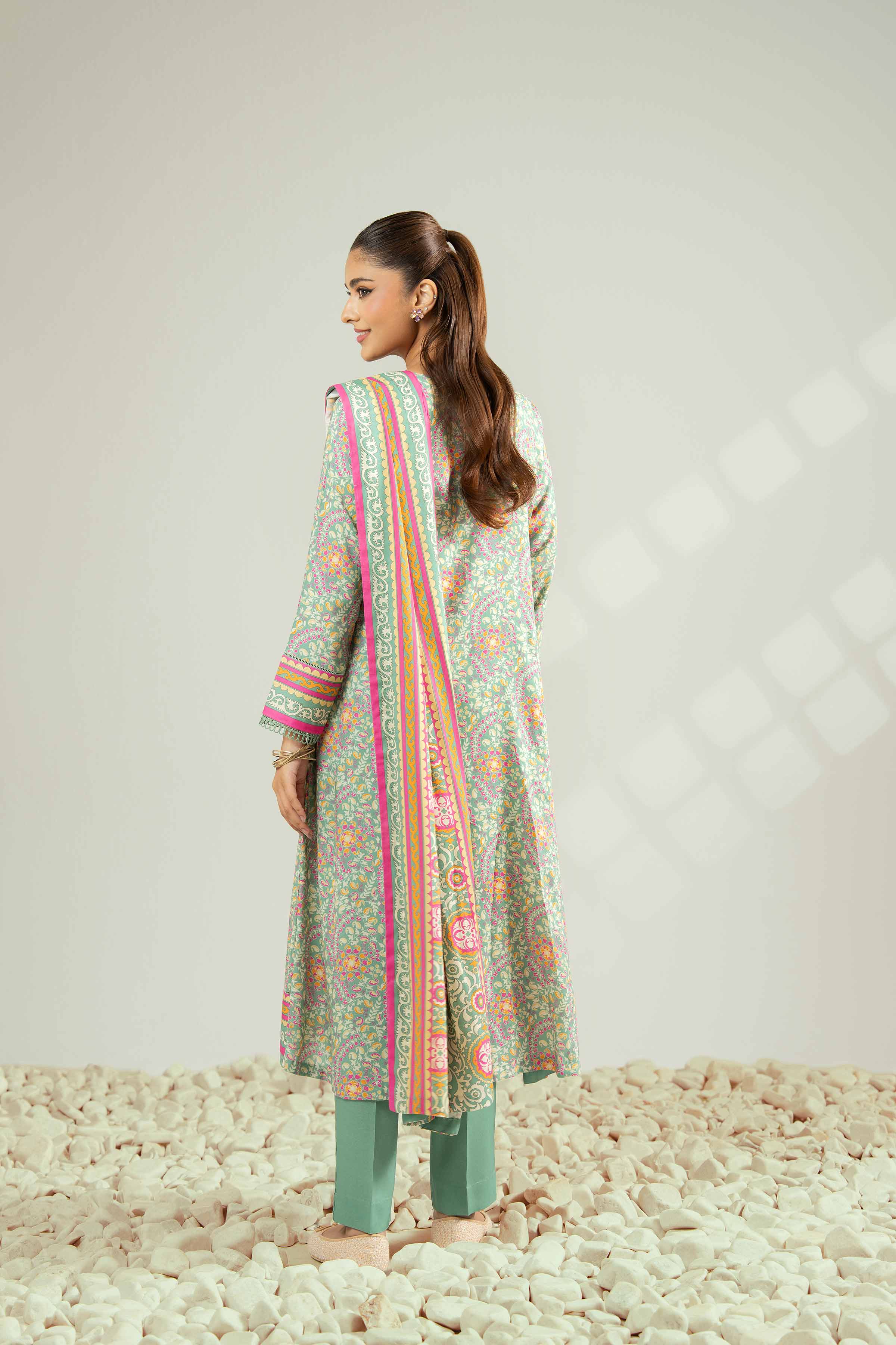3 Piece - Printed Suit - 42502831 for Women - Unstitched Collection | Nishat | Shop Online