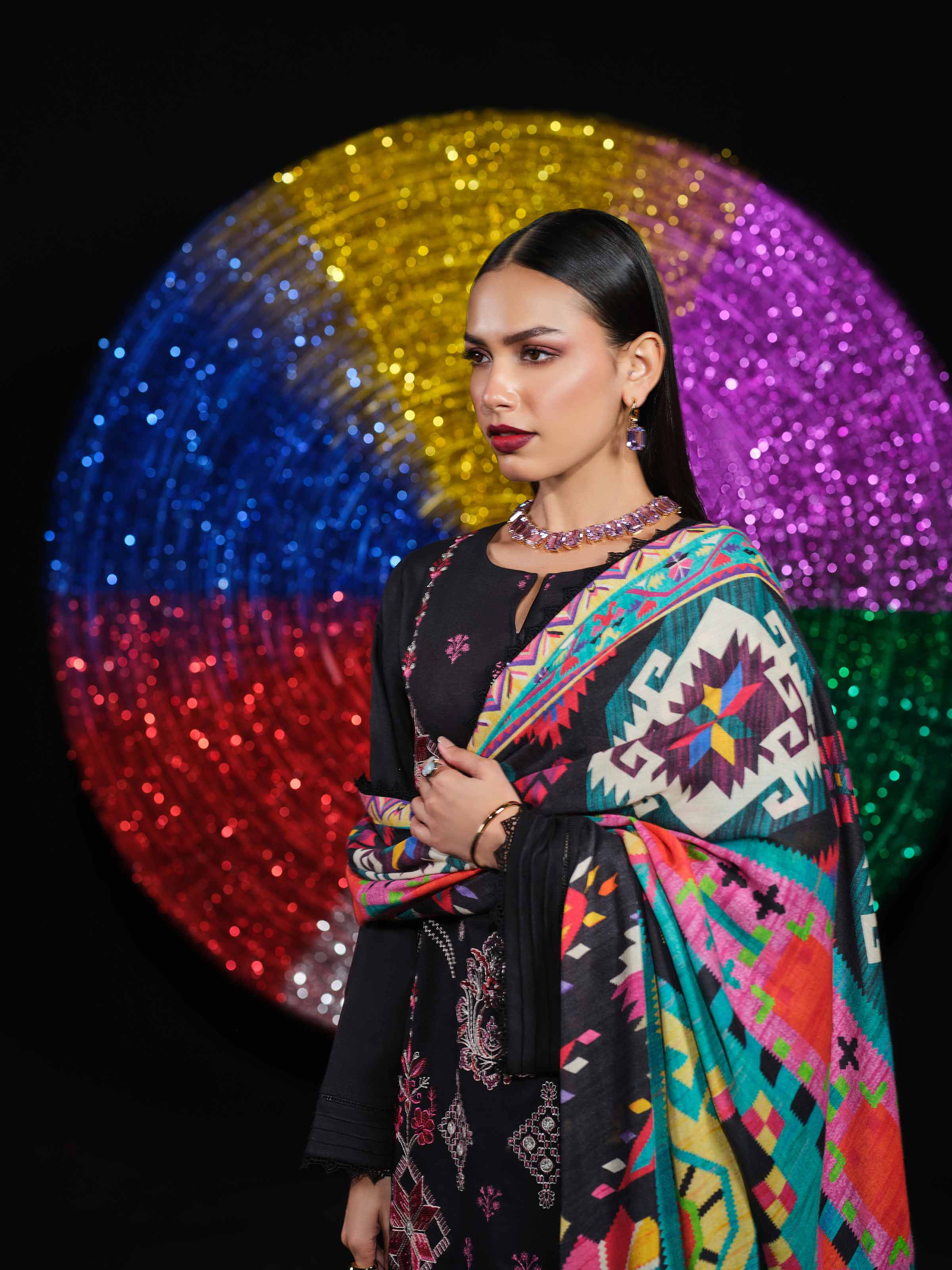 3 Piece - Digital Printed Embroidered Suit - 42502981 for Women - Unstitched Collection | Nishat | Shop Online