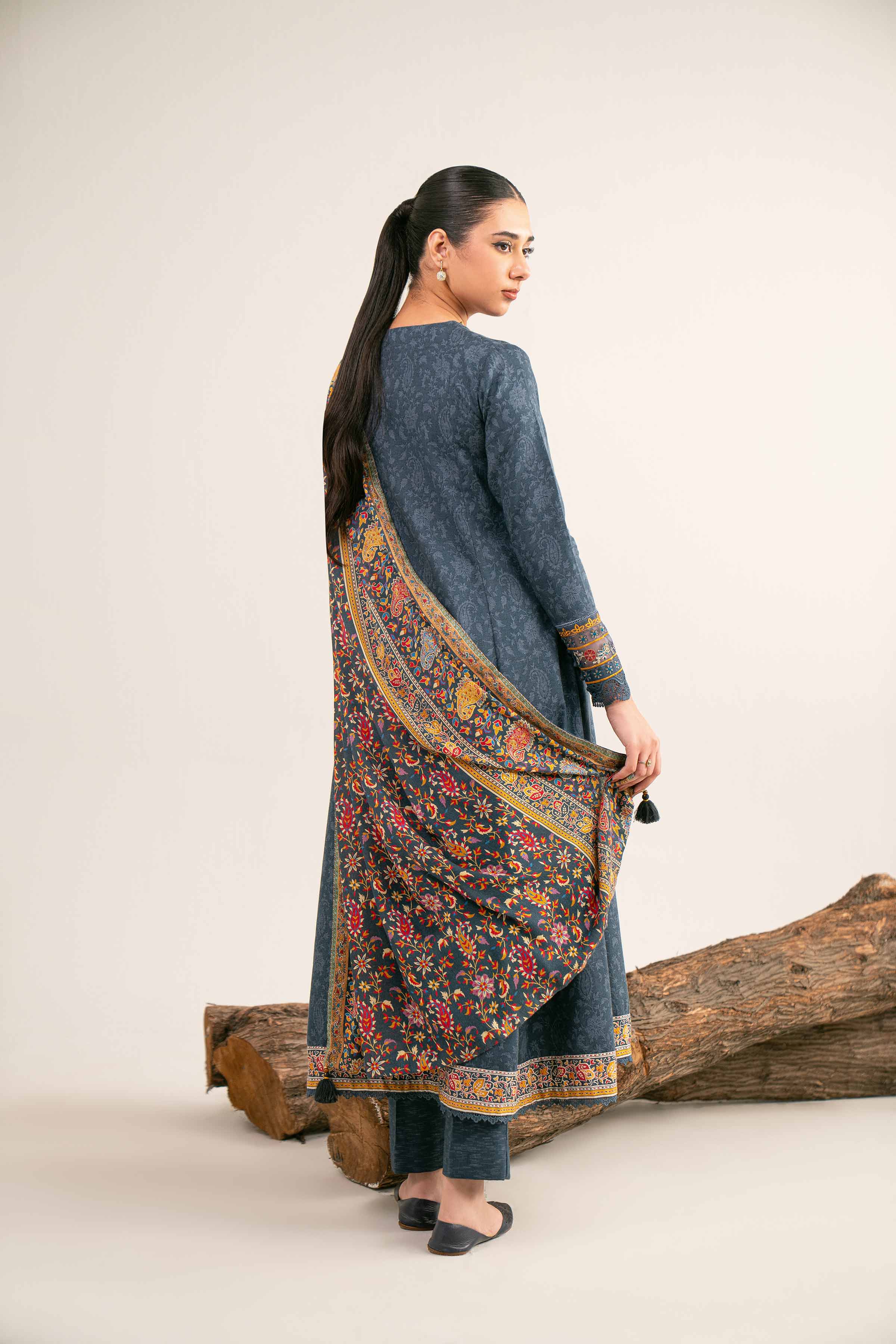 3 Piece - Digital Printed Embroidered Suit - 42502987 for Women - Unstitched Collection | Nishat | Shop Online