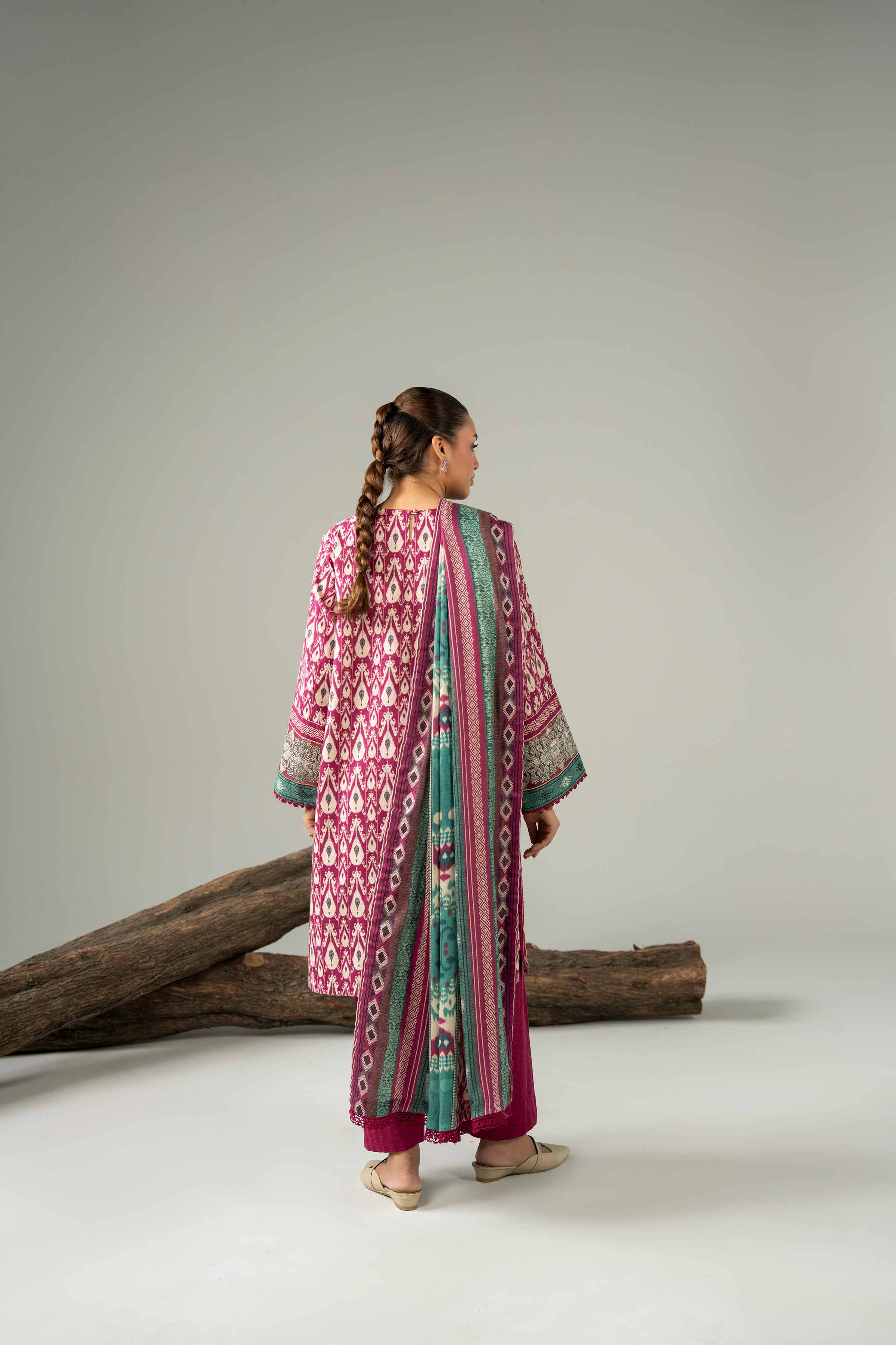 3 Piece - Digital Printed Embroidered Suit - 42502989 for Women - Unstitched Collection | Nishat | Shop Online