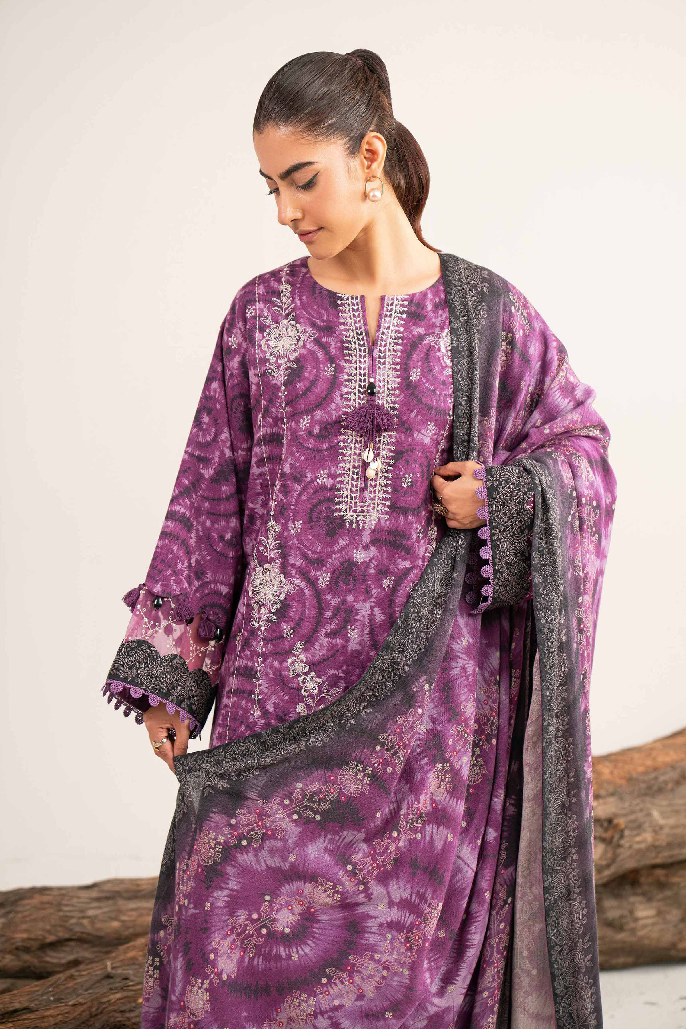 3 Piece - Digital Printed Embroidered Suit - 42502990 for Women - Unstitched Collection | Nishat | Shop Online