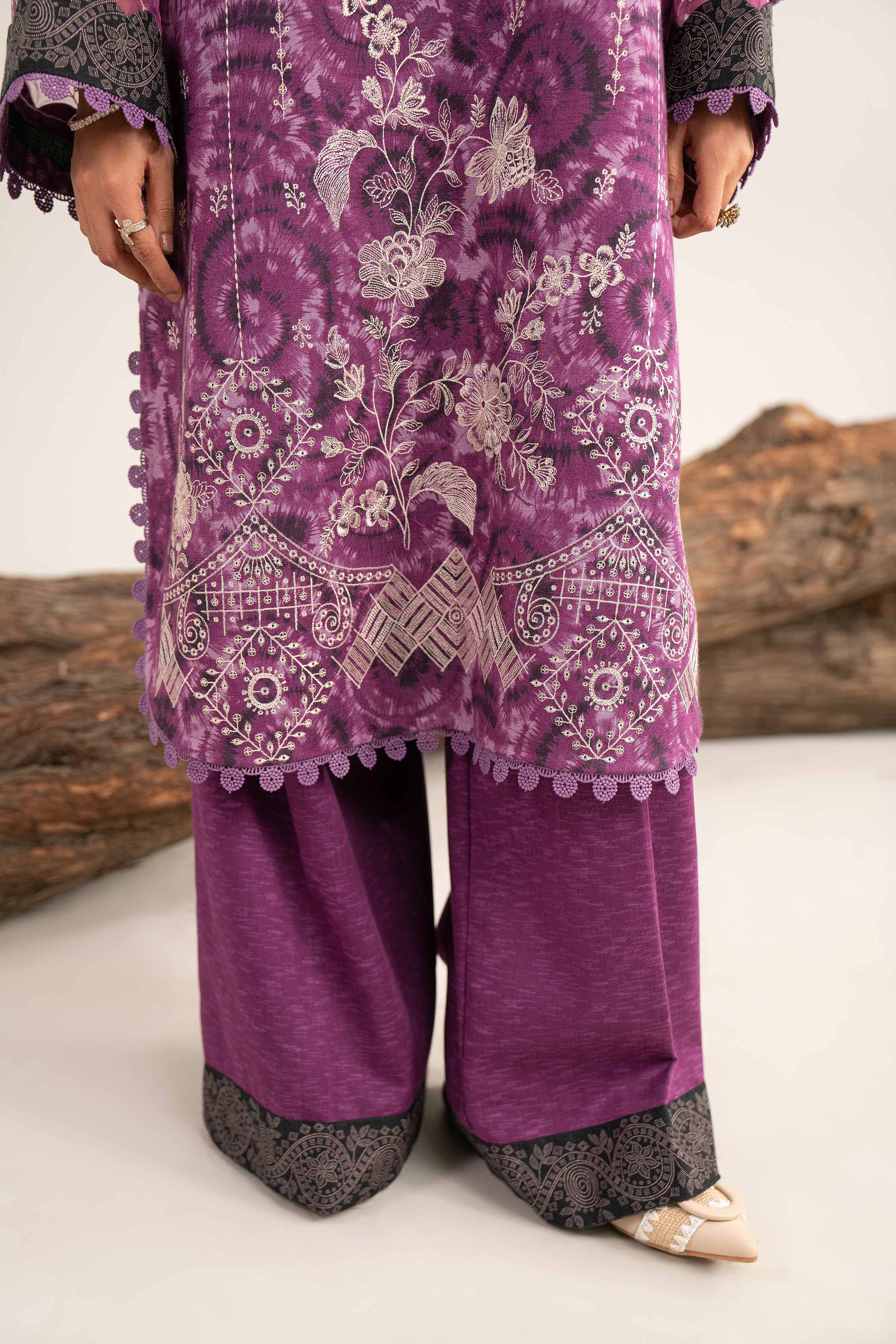 3 Piece - Digital Printed Embroidered Suit - 42502990 for Women - Unstitched Collection | Nishat | Shop Online
