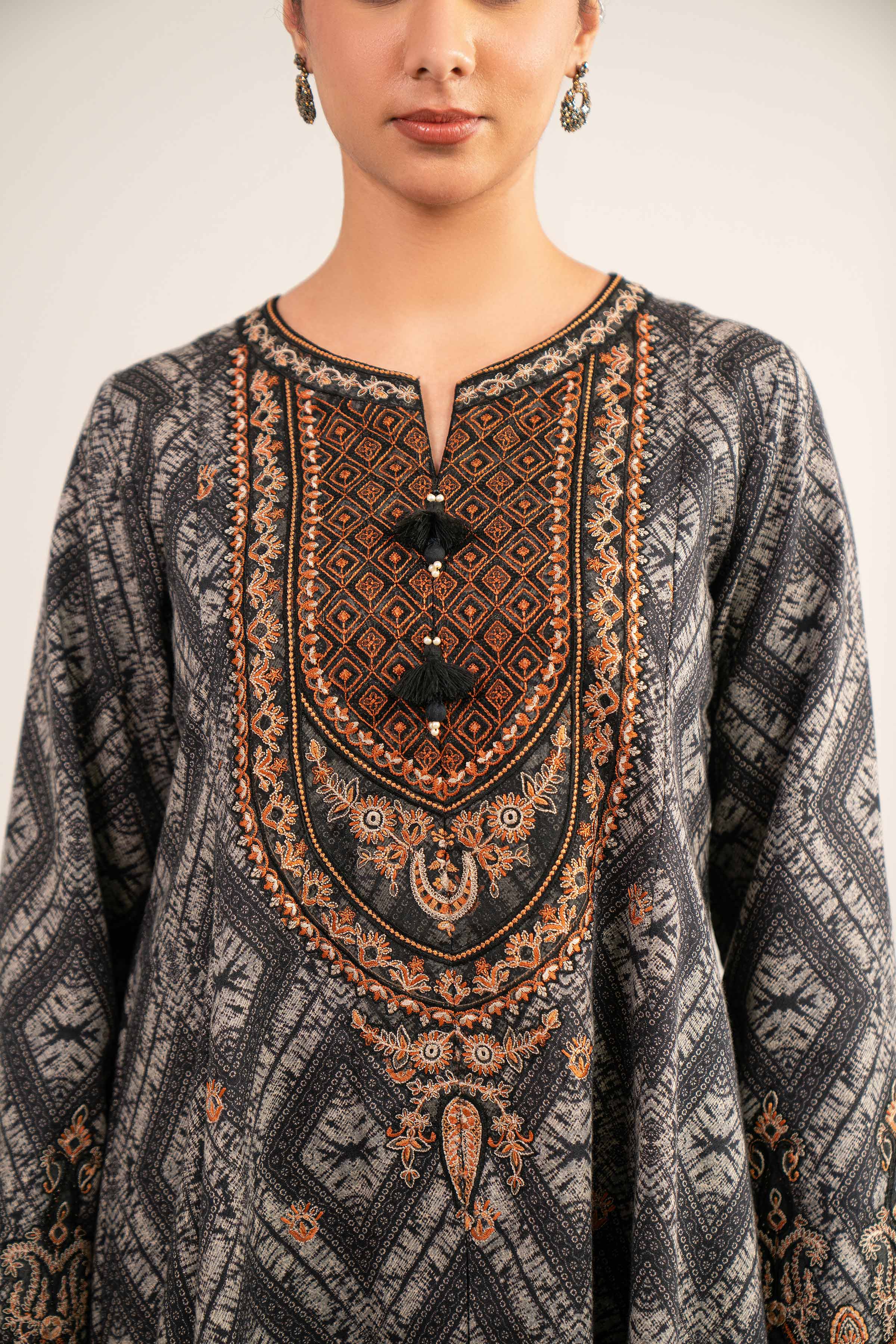 3 Piece - Digital Printed Embroidered Suit - 42502992 for Women - Unstitched Collection | Nishat | Shop Online