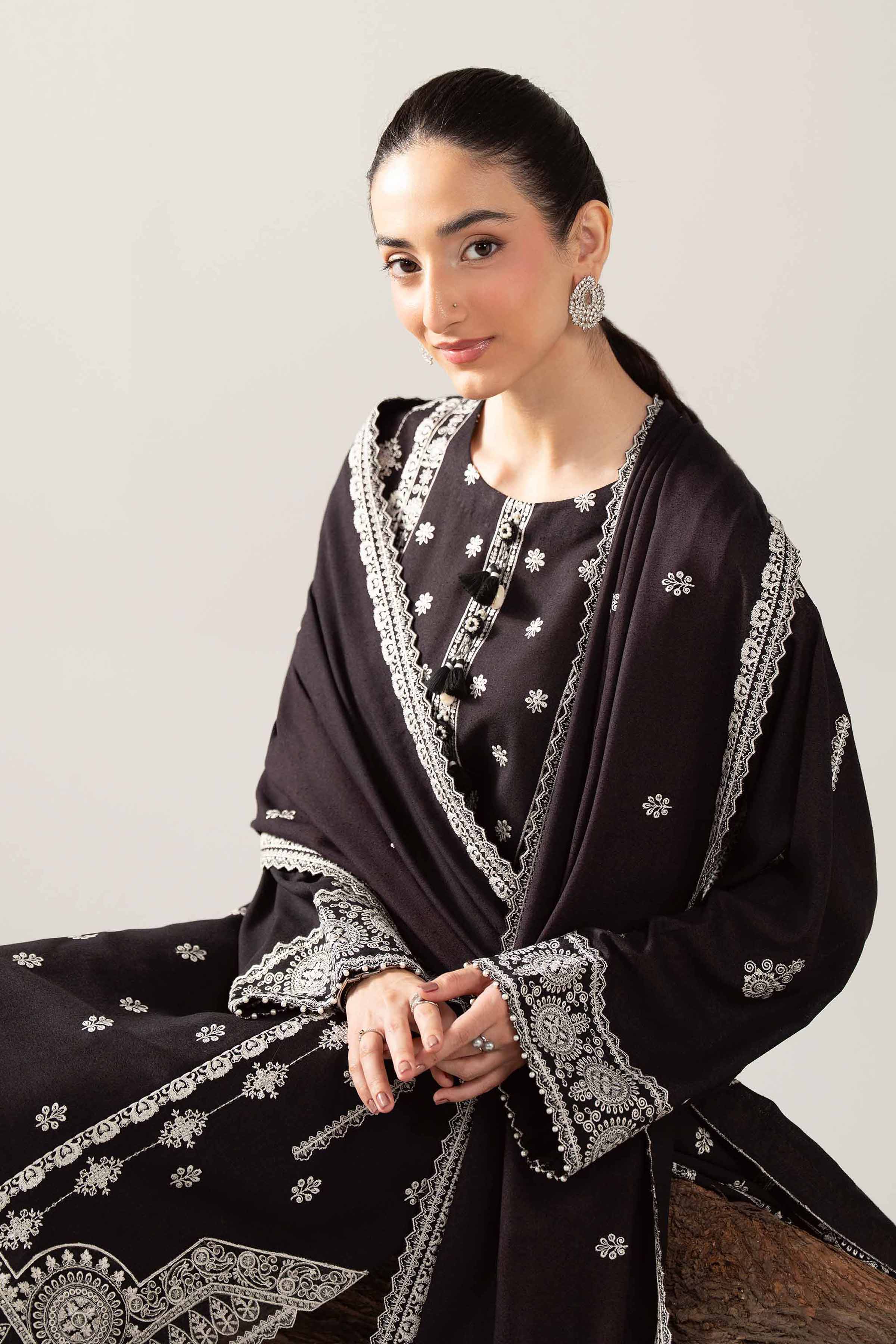 3 Piece - Embroidered Suit - 42503587 for Women - Unstitched Collection | Nishat | Shop Online