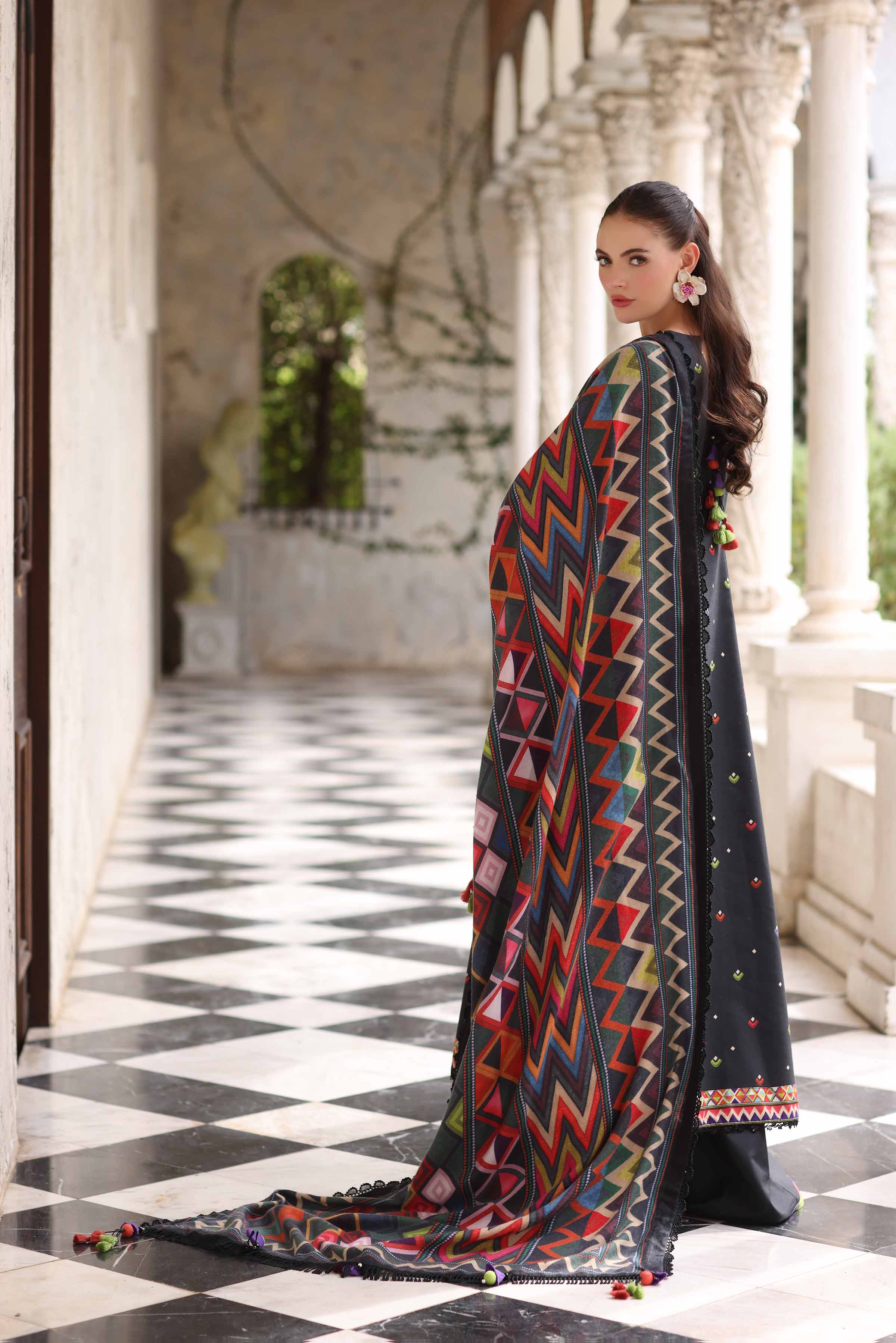 3 Piece - Digital Printed Embroidered Suit - 42503722 for Women - Unstitched Collection | Nishat | Shop Online