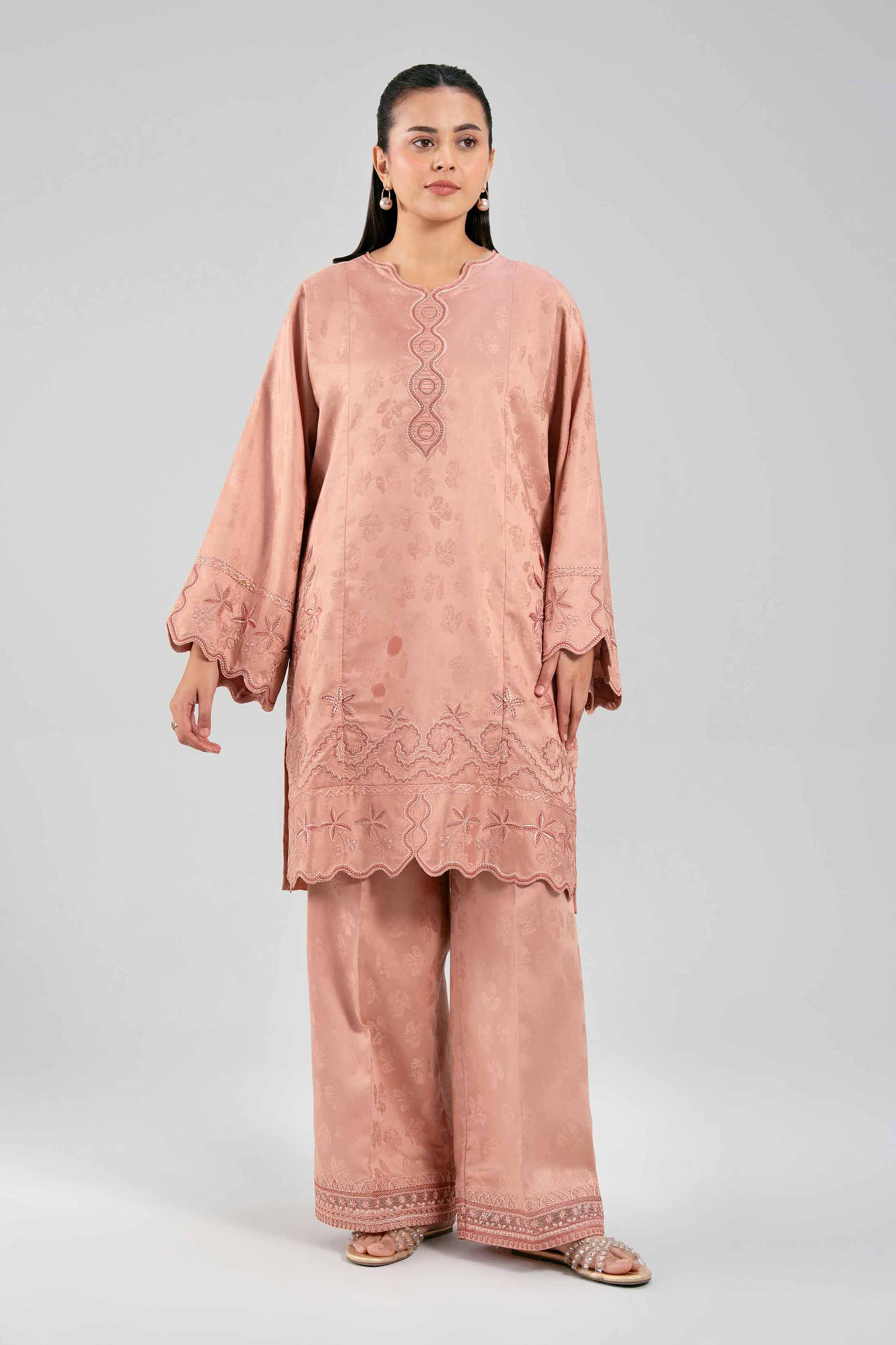 2 Piece - Embroidered Suit - 42503740 for Women - Unstitched Collection | Nishat | Shop Online