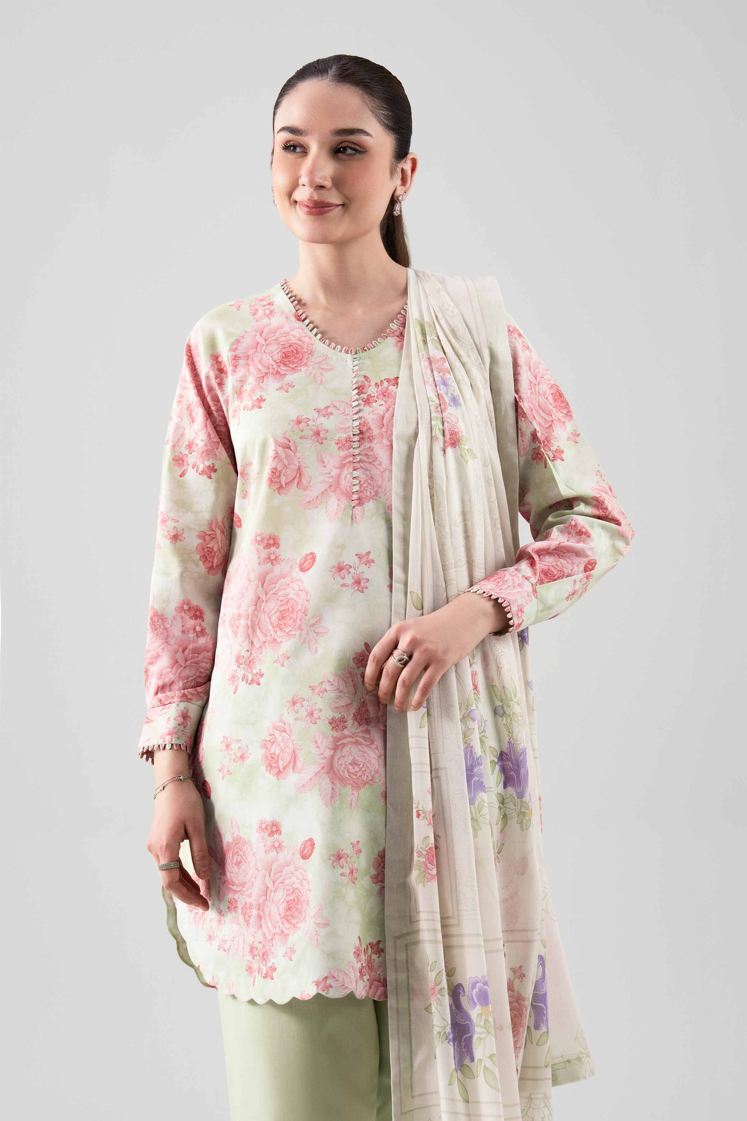 2 Piece - Digital Printed Suit - 42601003 for Women - Unstitched Collection | Nishat | Shop Online