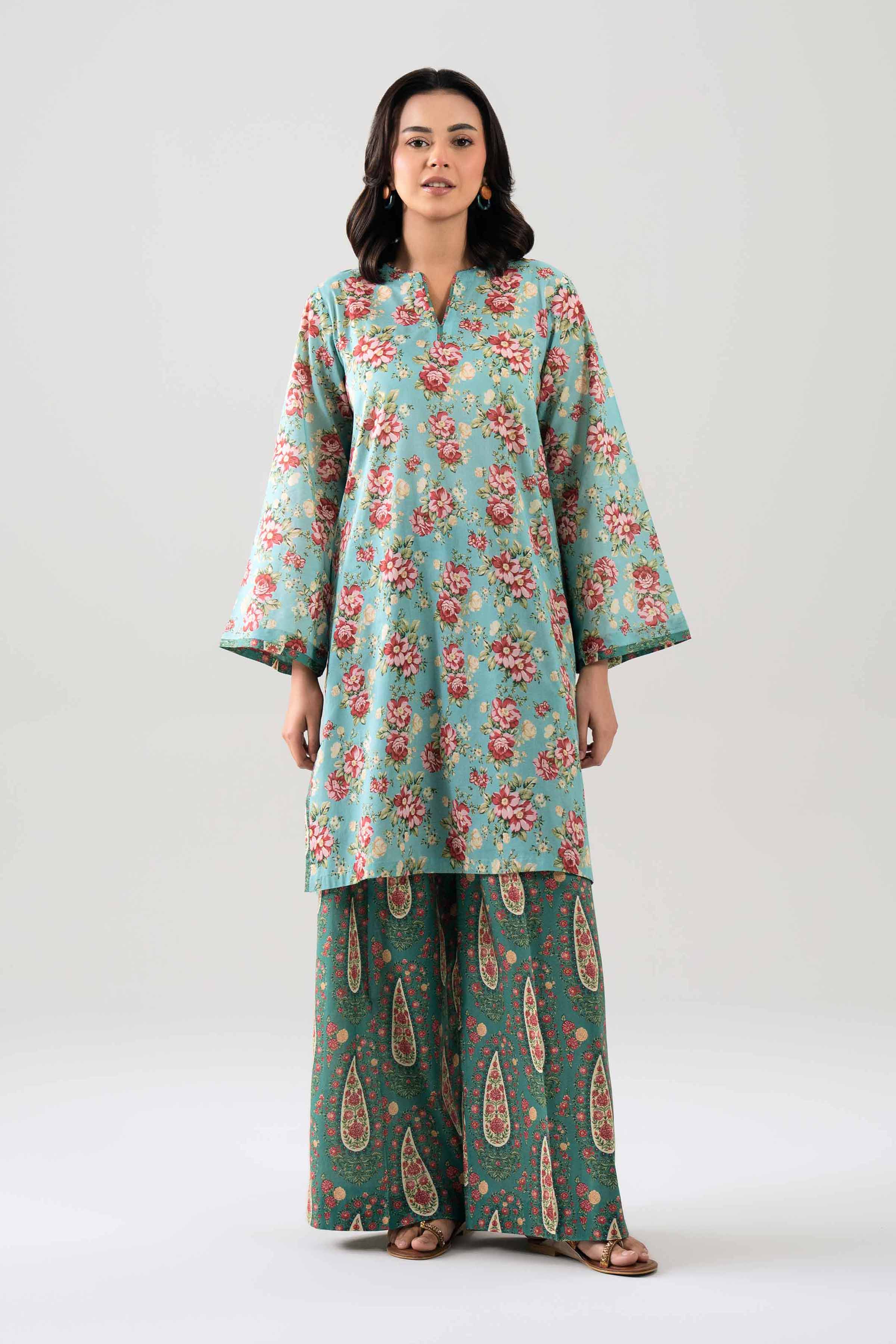 2 Piece - Printed Suit - 42601050 for Women - Unstitched Collection | Nishat | Shop Online