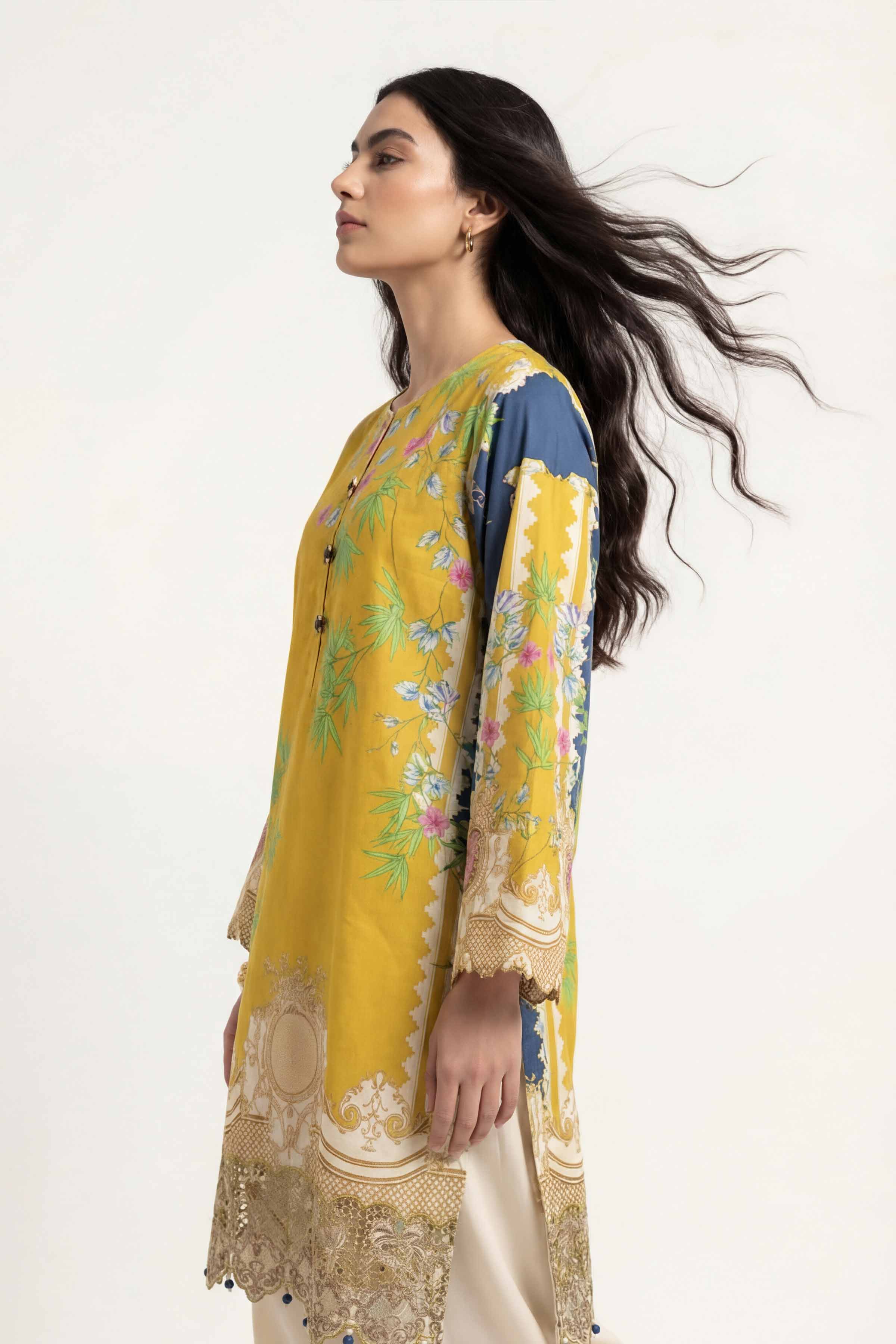 2 Piece - Digital Printed Embroidered Suit - 42601056 for Women - Unstitched Collection | Nishat | Shop Online