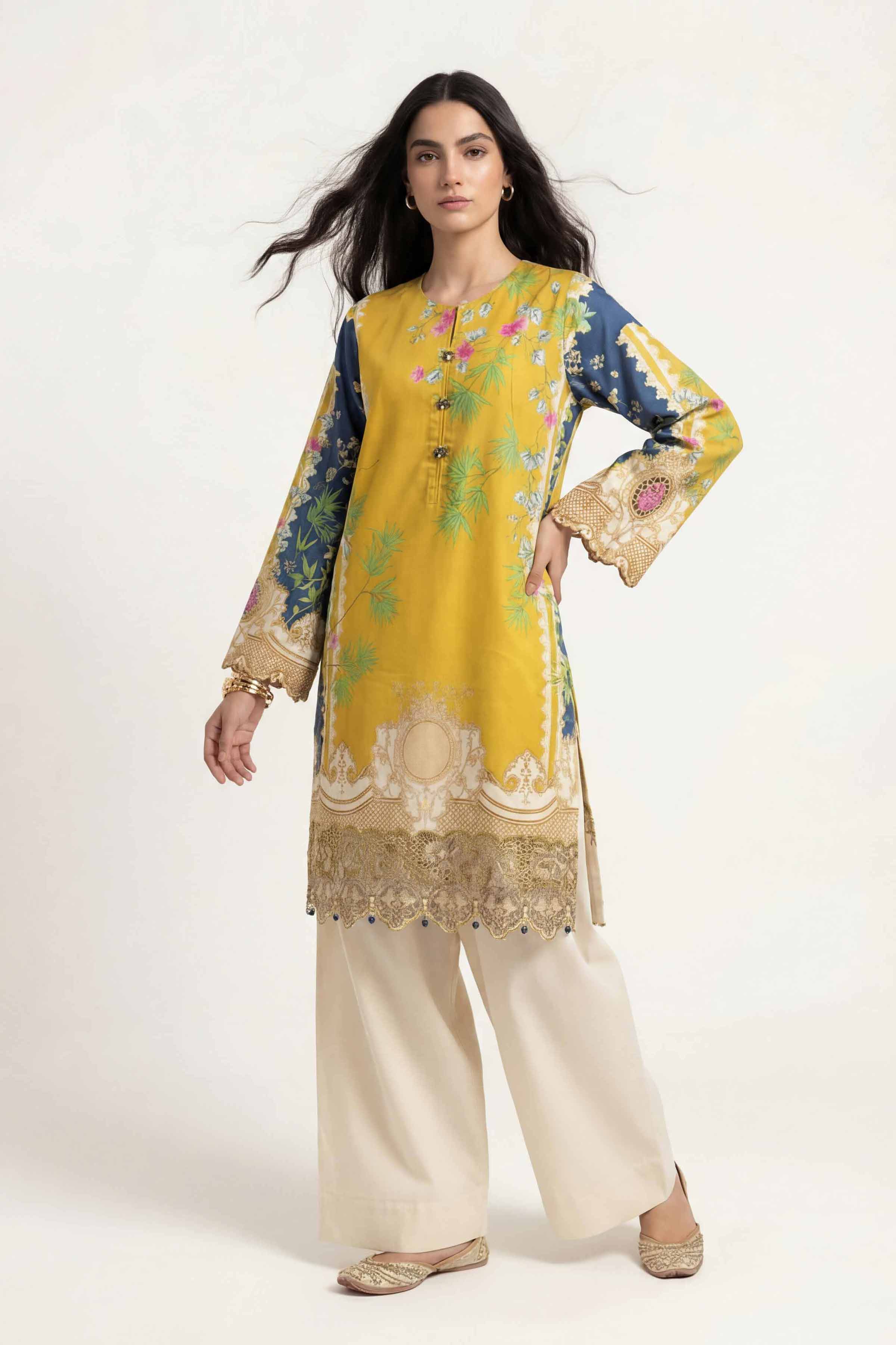 2 Piece - Digital Printed Embroidered Suit - 42601056 for Women - Unstitched Collection | Nishat | Shop Online