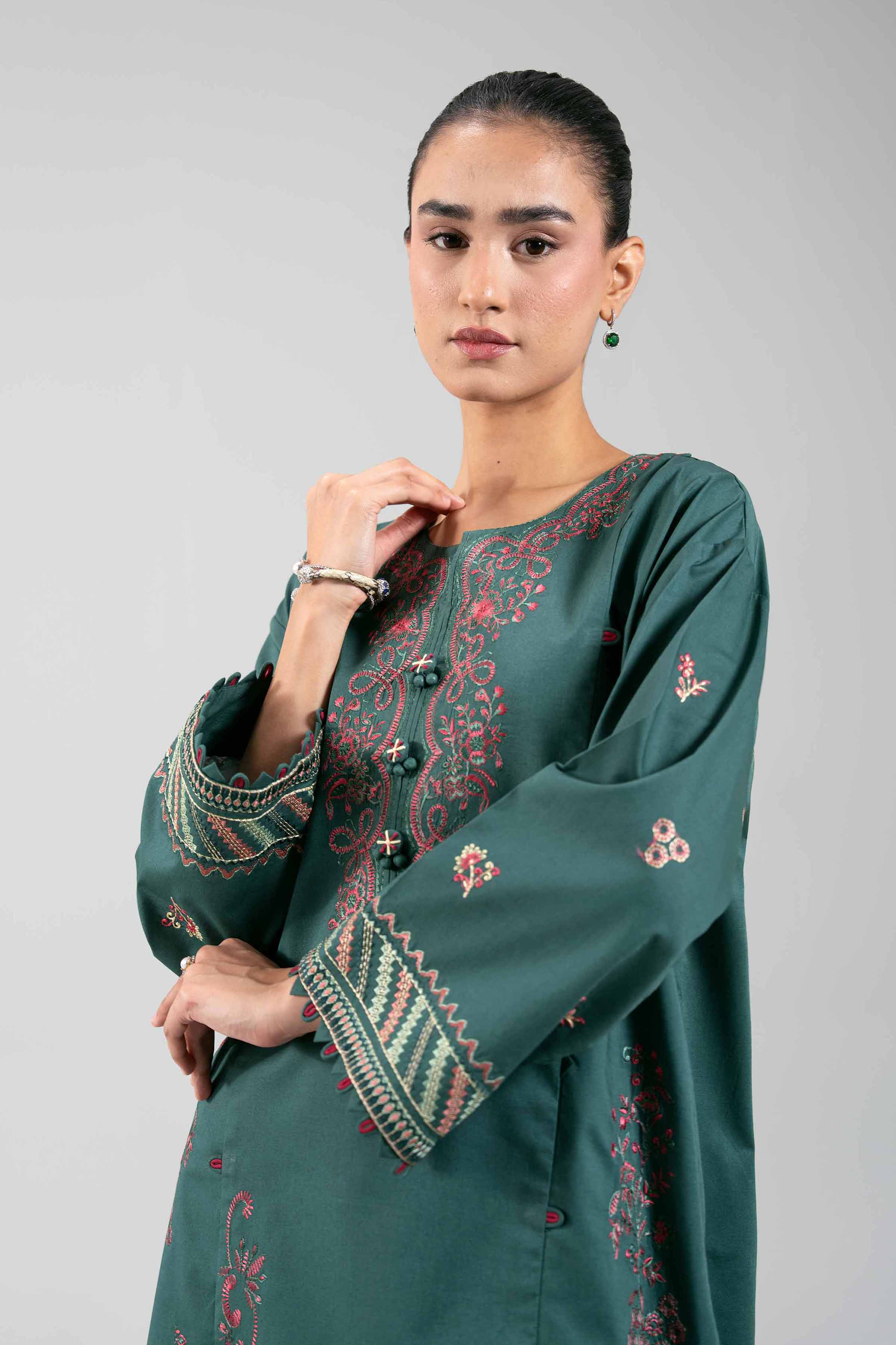 2 Piece - Digital Printed Embroidered Suit - 42601089 for Women - Unstitched Collection | Nishat | Shop Online