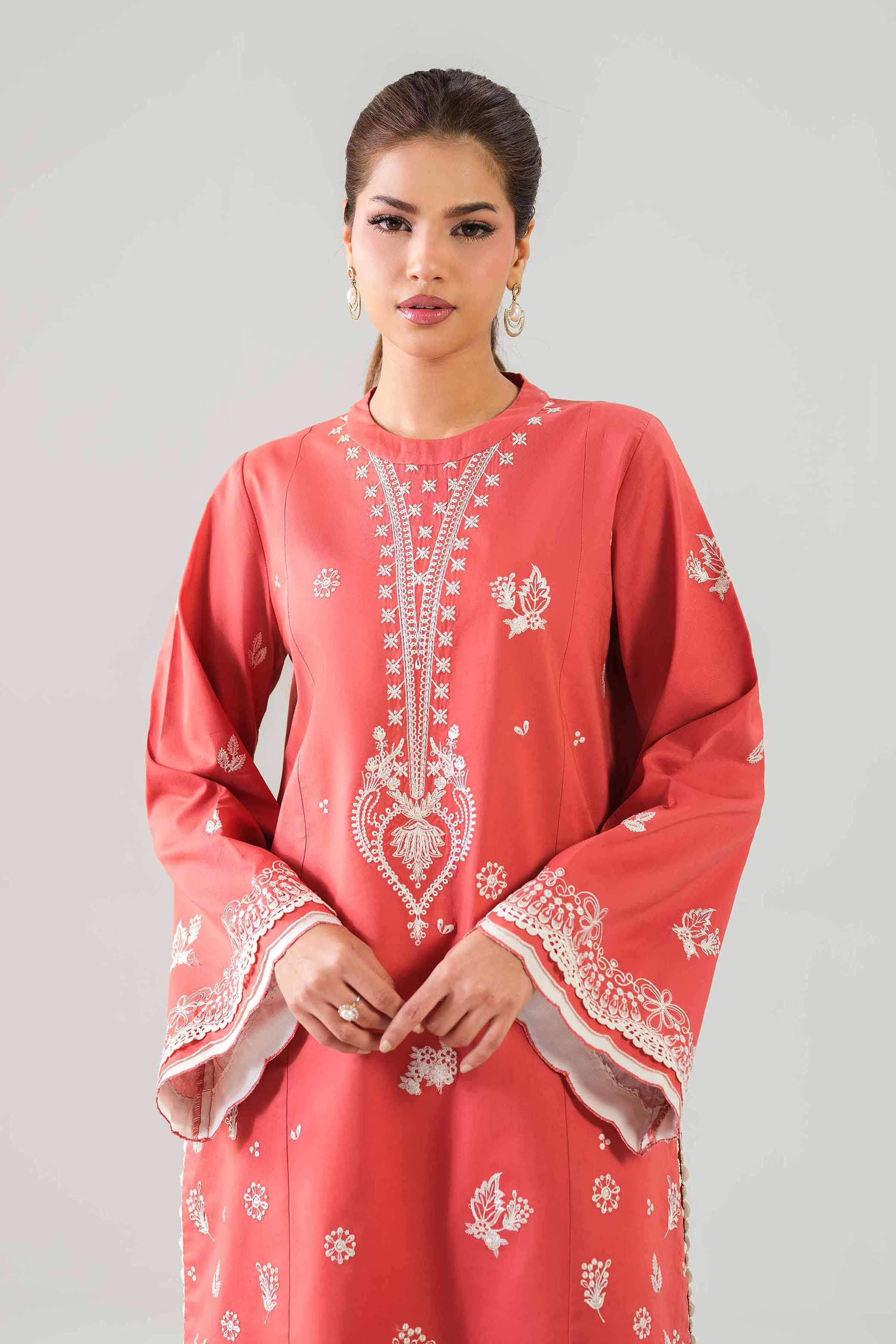 2 Piece - Embroidered Suit - 42601100 for Women - Unstitched Collection | Nishat | Shop Online