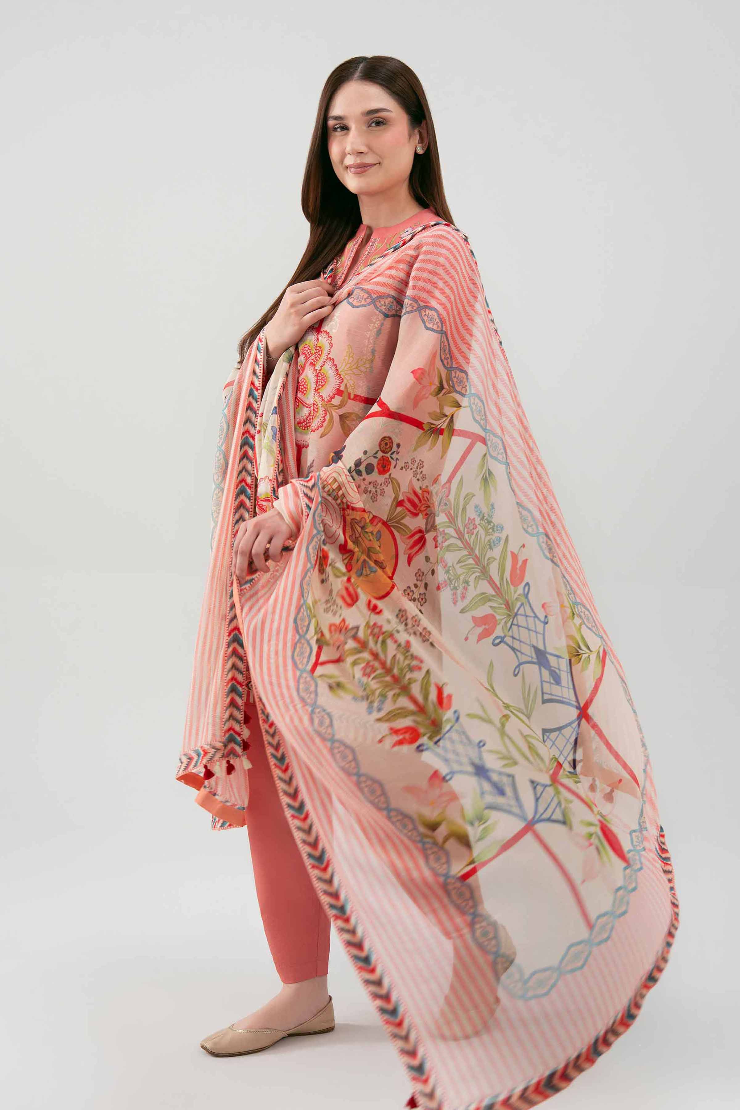 3 Piece - Digital Printed Suit - 42601158 for Women - Unstitched Collection | Nishat | Shop Online