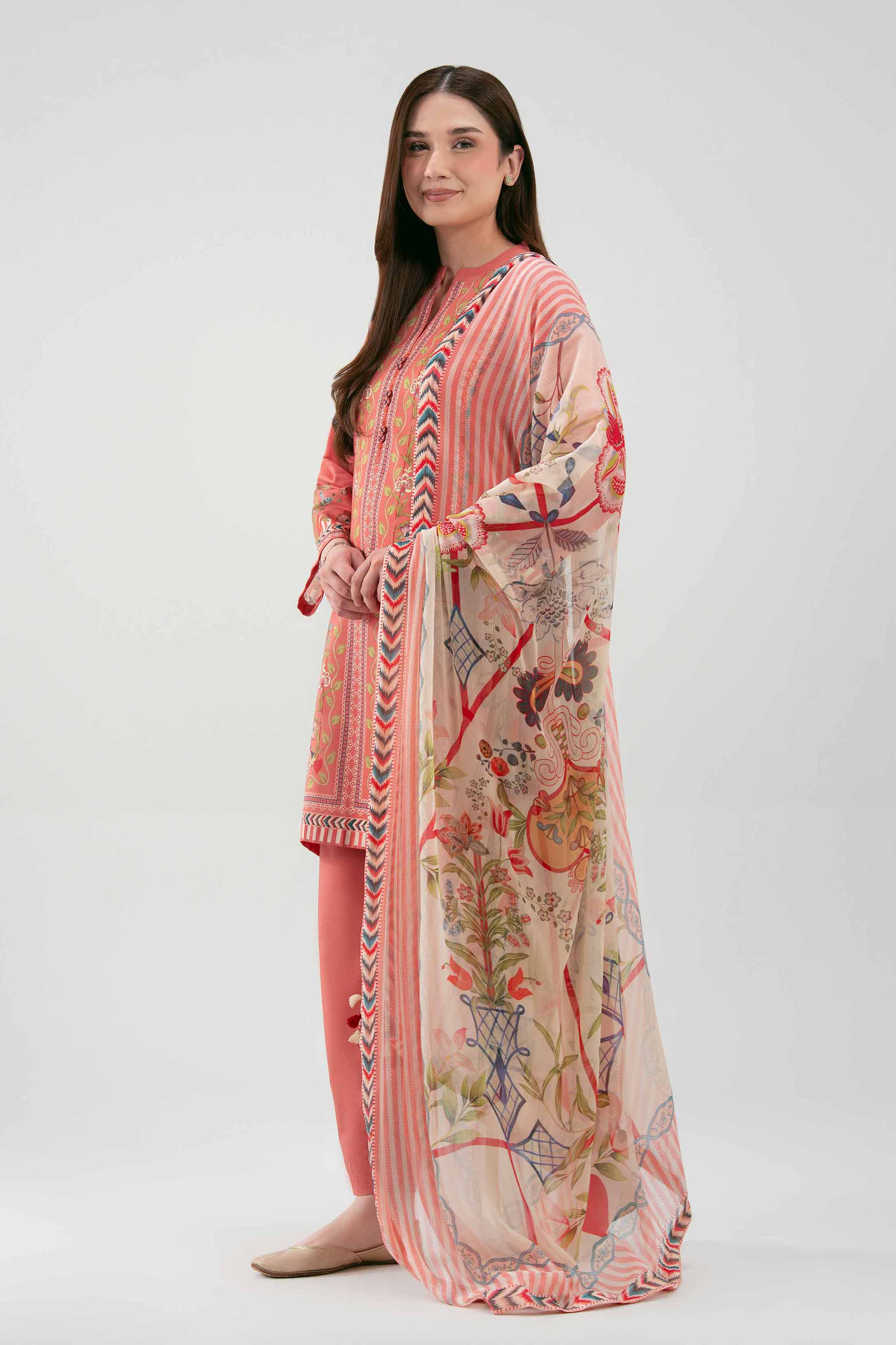 3 Piece - Digital Printed Suit - 42601158 for Women - Unstitched Collection | Nishat | Shop Online