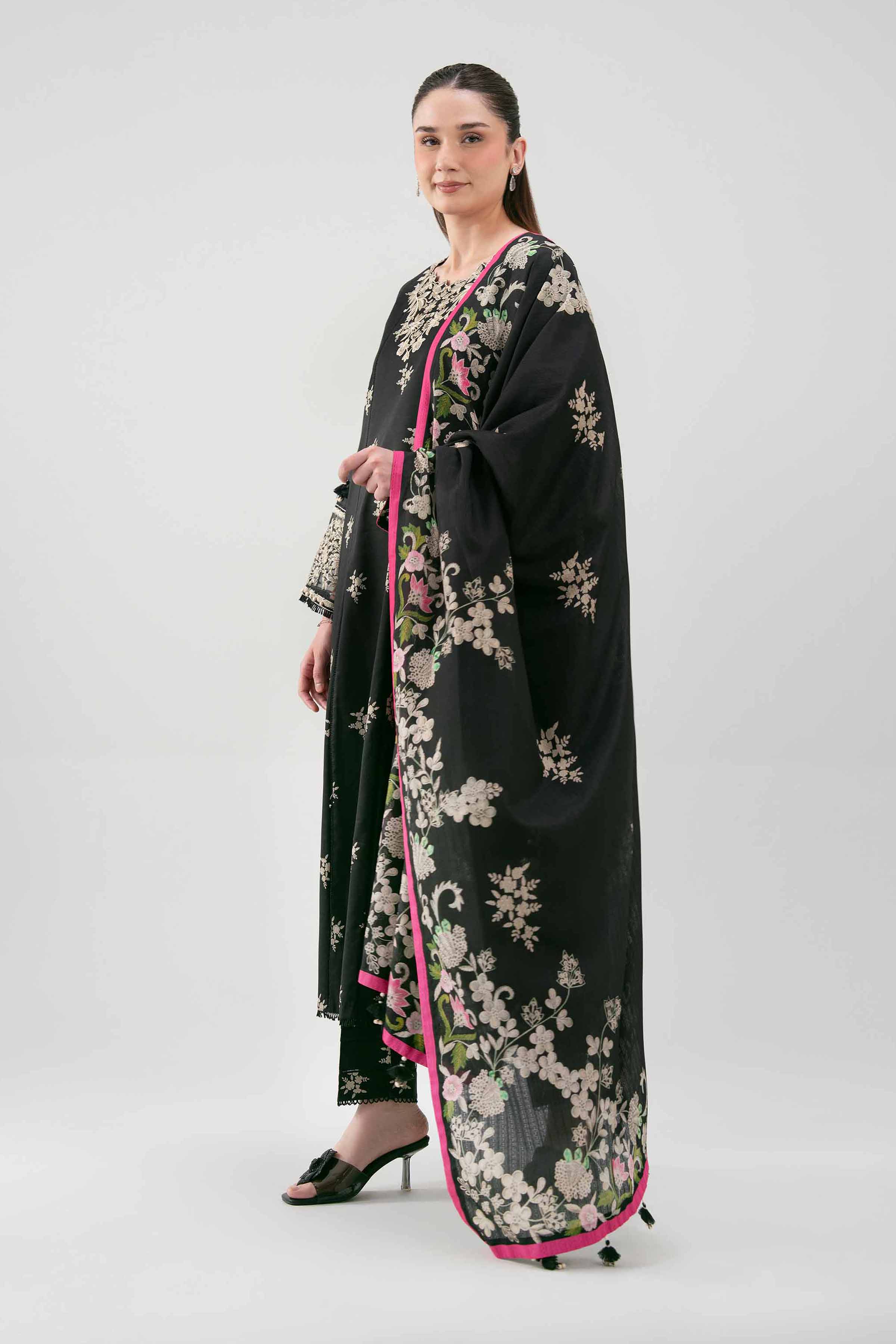 3 Piece - Digital Printed Embroidered Suit - 42601210 for Women - Unstitched Collection | Nishat | Shop Online