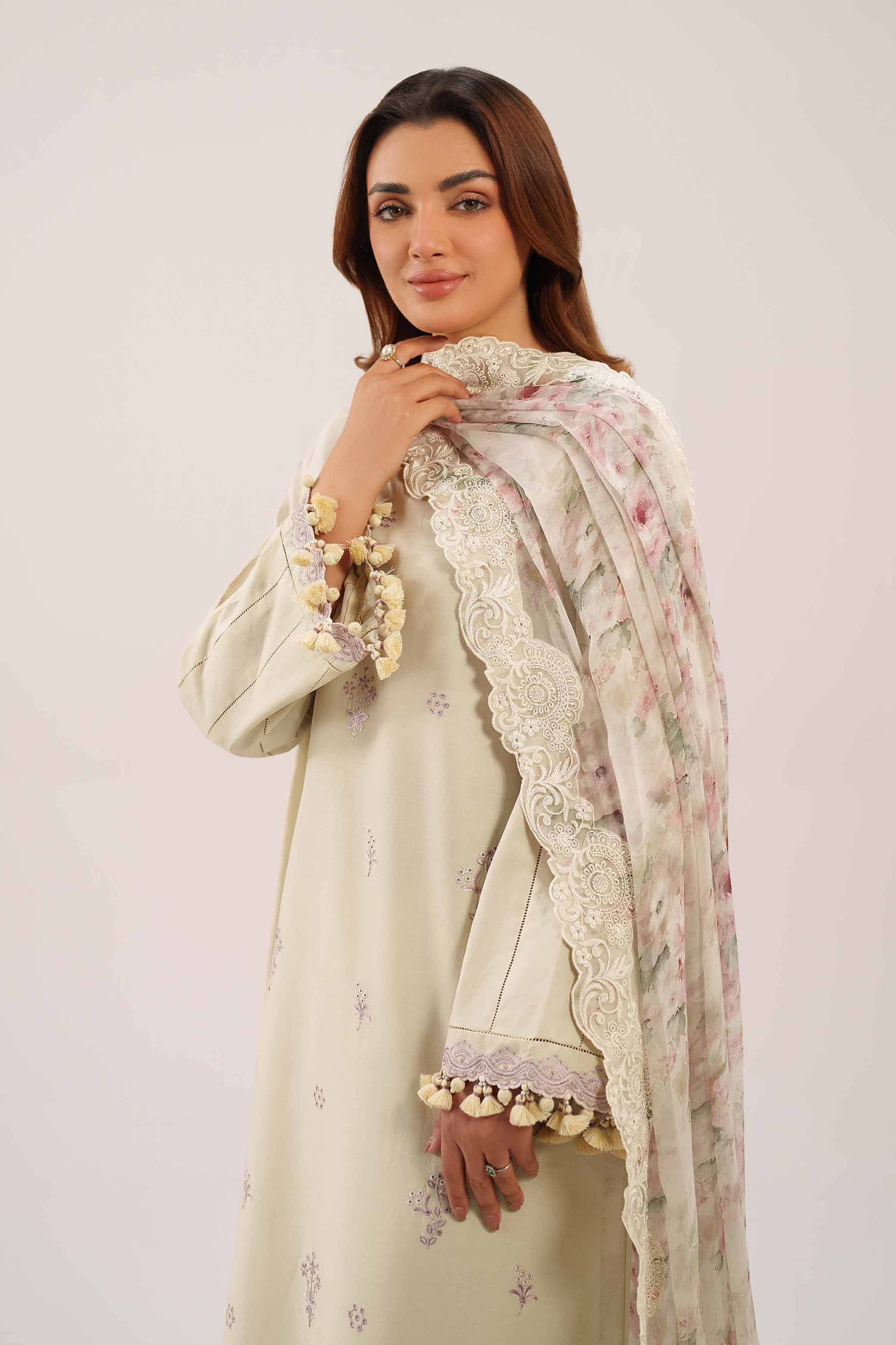 3 Piece - Digital Printed Embroidered Suit - 42601234 for Women - Unstitched Collection | Nishat | Shop Online