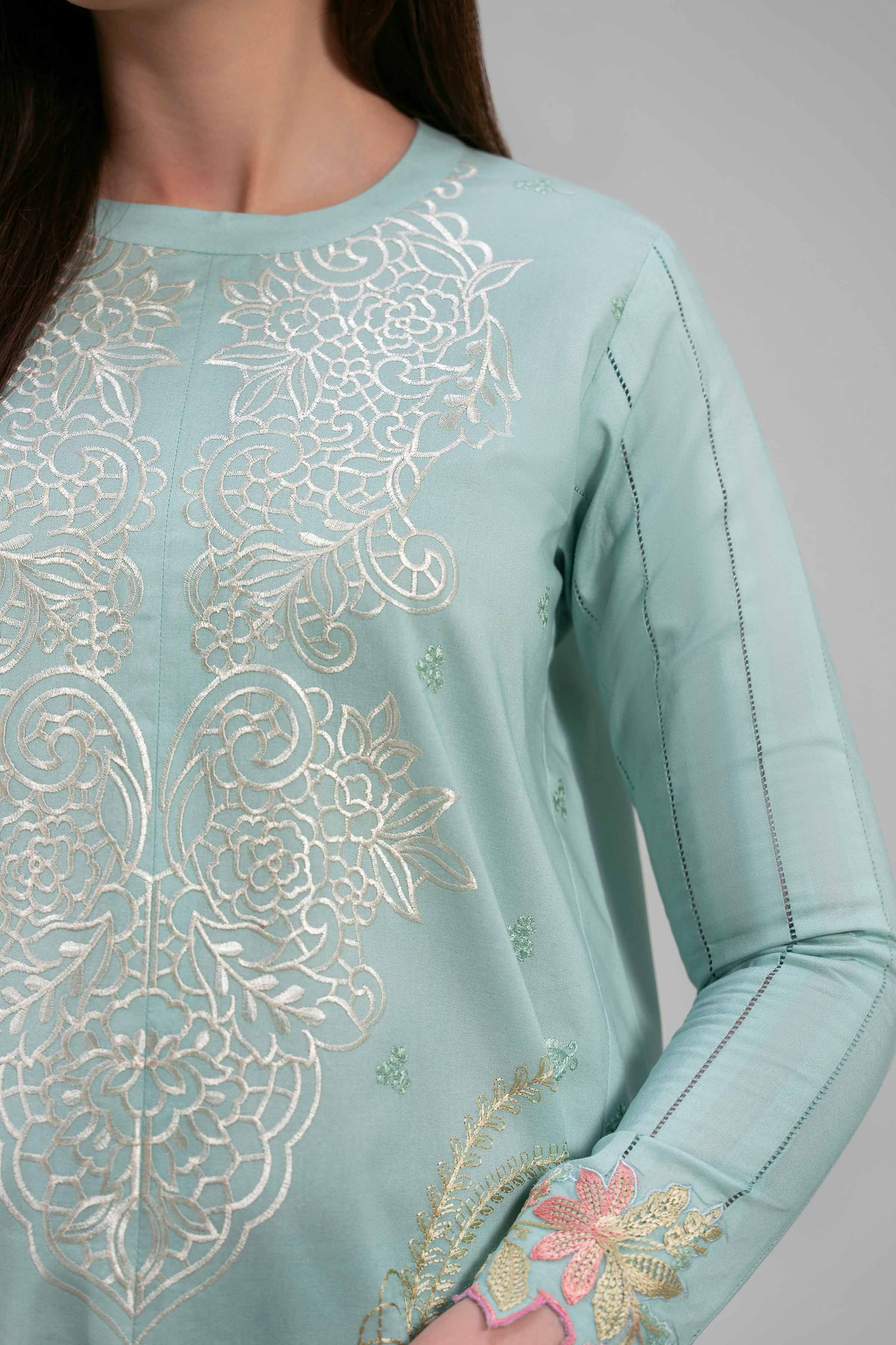 3 Piece - Printed Embroidered Suit - 42601272 for Women - Unstitched Collection | Nishat | Shop Online