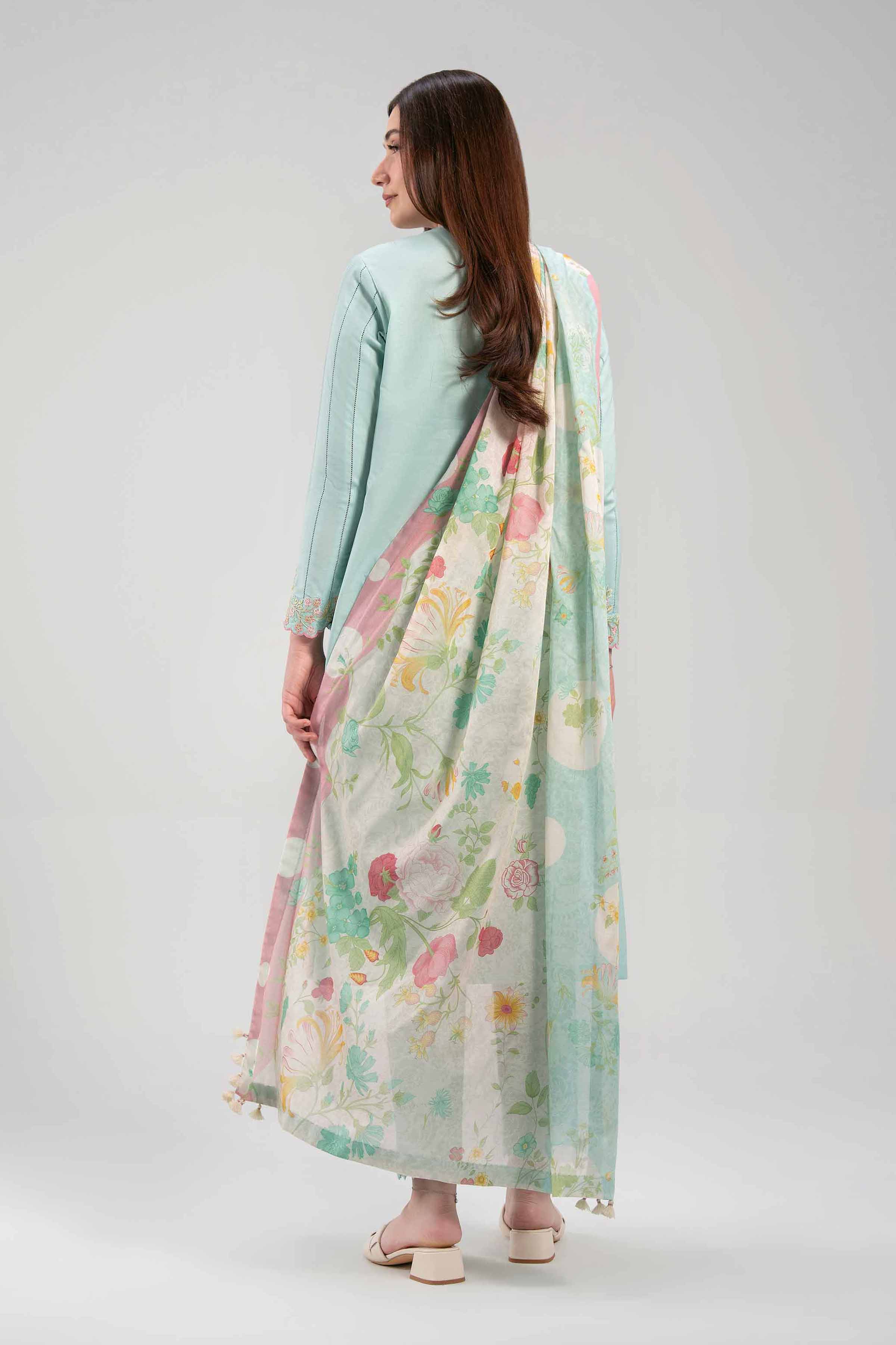 3 Piece - Printed Embroidered Suit - 42601272 for Women - Unstitched Collection | Nishat | Shop Online