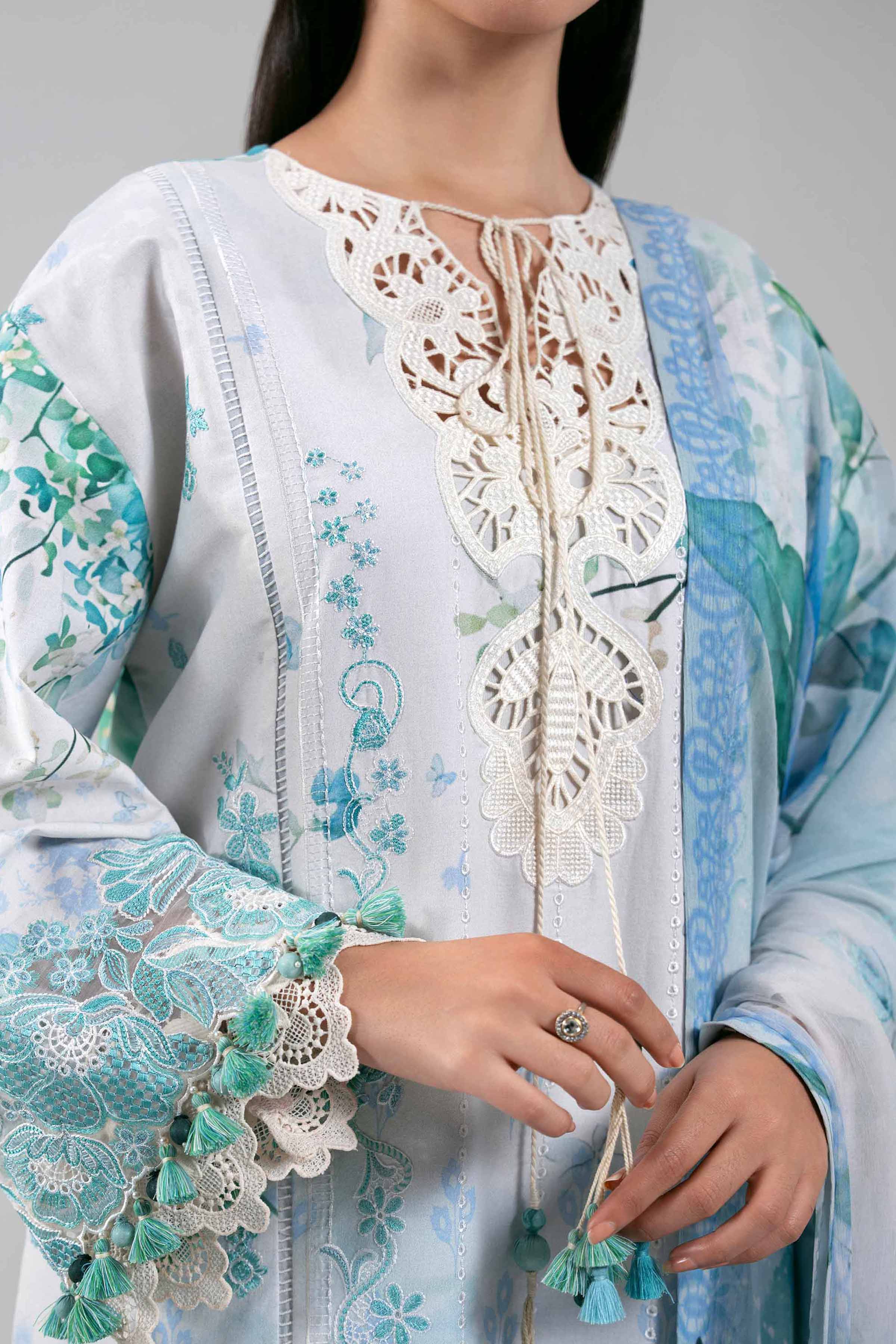 3 Piece - Embroidered Suit - 42601330 for Women - Unstitched Collection | Nishat | Shop Online