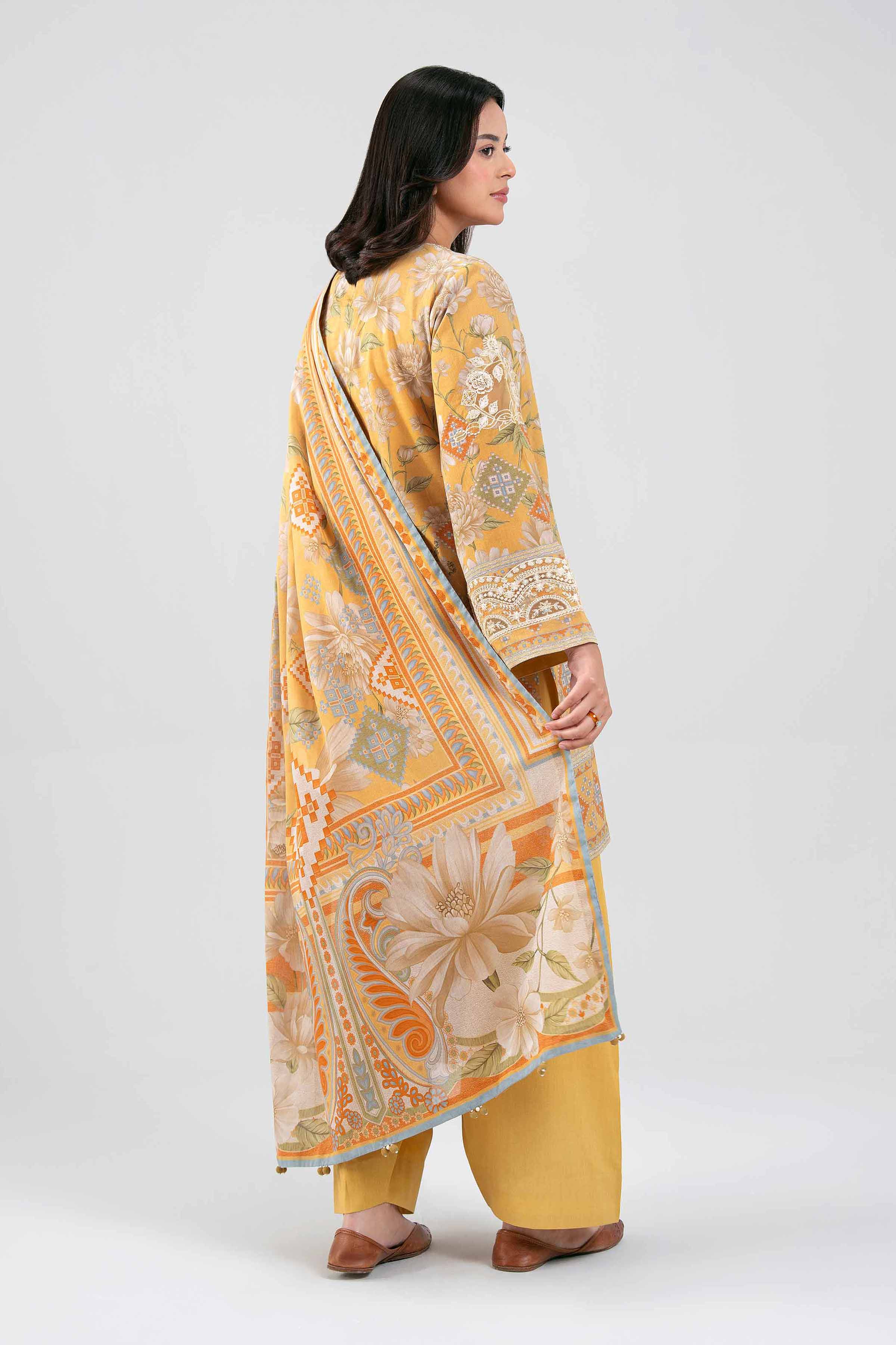3 Piece - Digital Printed Embroidered Suit - 42601456 for Women - Unstitched Collection | Nishat | Shop Online