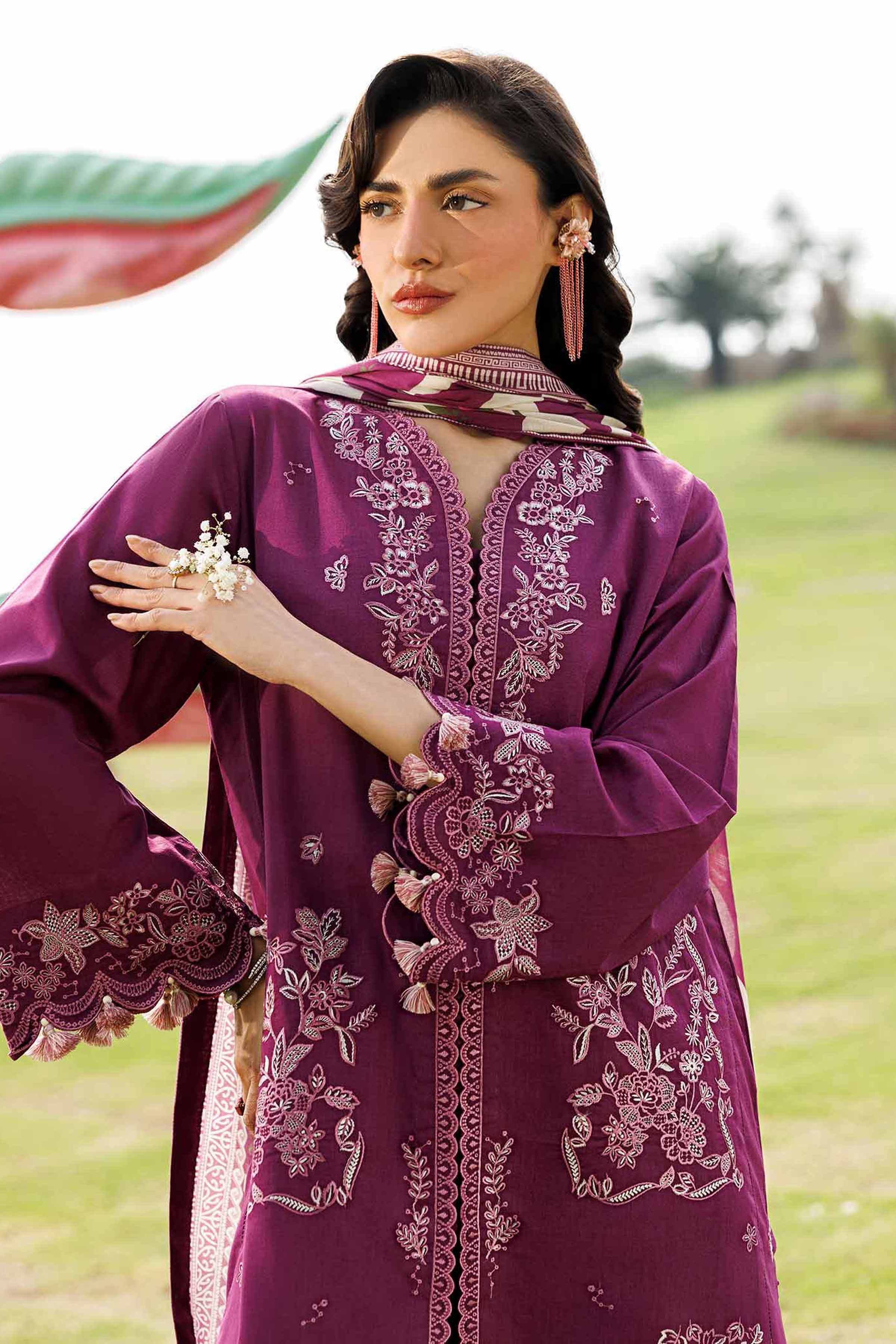 3 Piece - Printed Embroidered Suit - 42601534 for Women - Unstitched Collection | Nishat | Shop Online